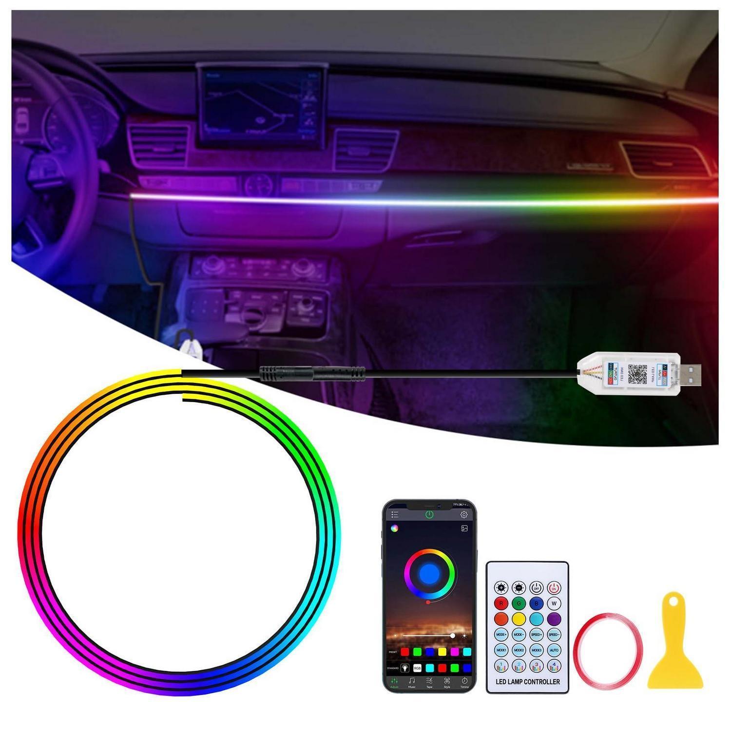 Auto Led Innenbeleuchtung 110cm Rgb Ambientebeleuchtung Mit App-steuerung