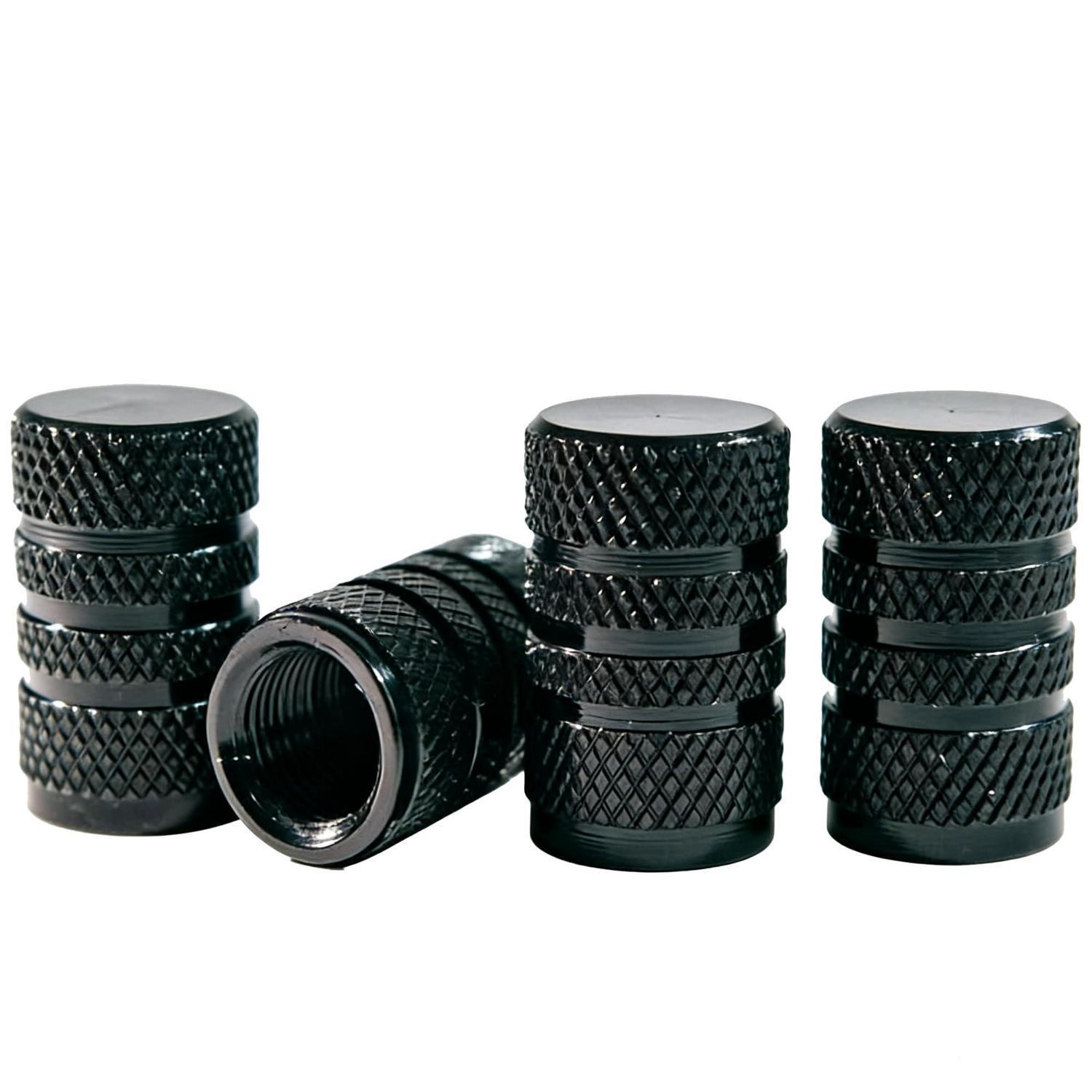 Ventilkappen Alu 4er Set Mit Dichtring Für Schrader-ventile – Auto, Motorrad, Fahrrad