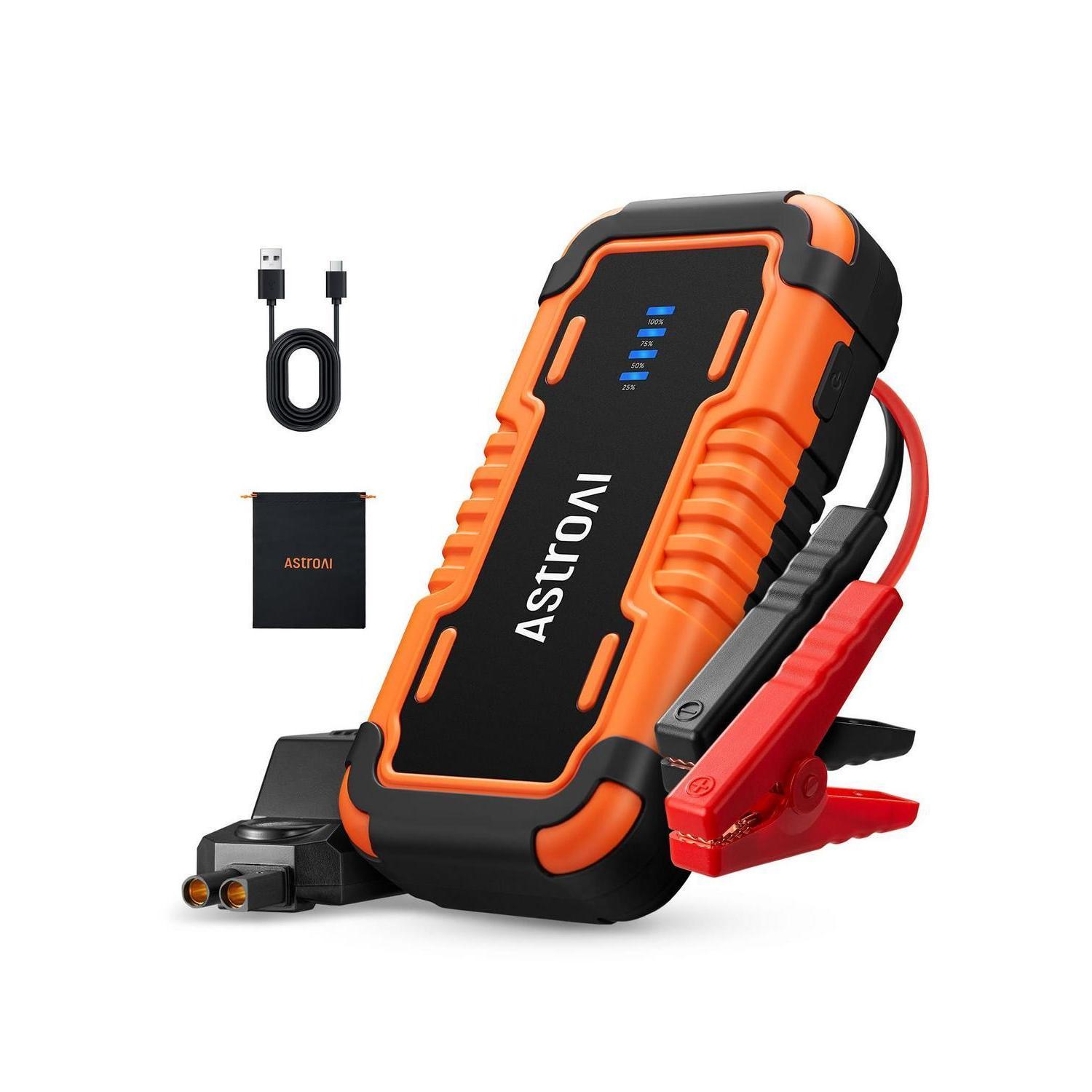 Starthilfe Powerbank 3000a Für 10l Benzin/8l Diesel, 12v, Mit Led-taschenlampe