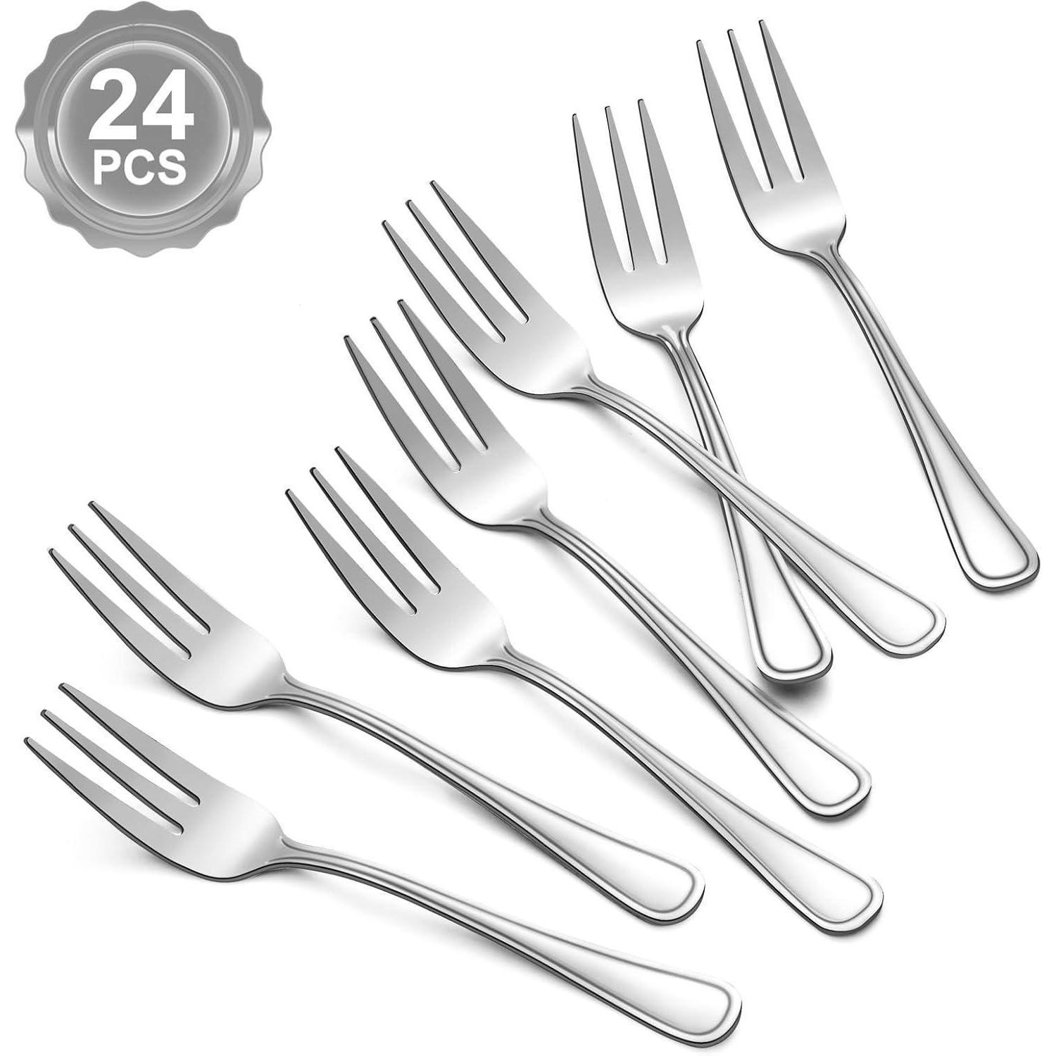 24er Set Dessertgabeln Aus Edelstahl, 14,5 Cm, Spülmaschinenfest