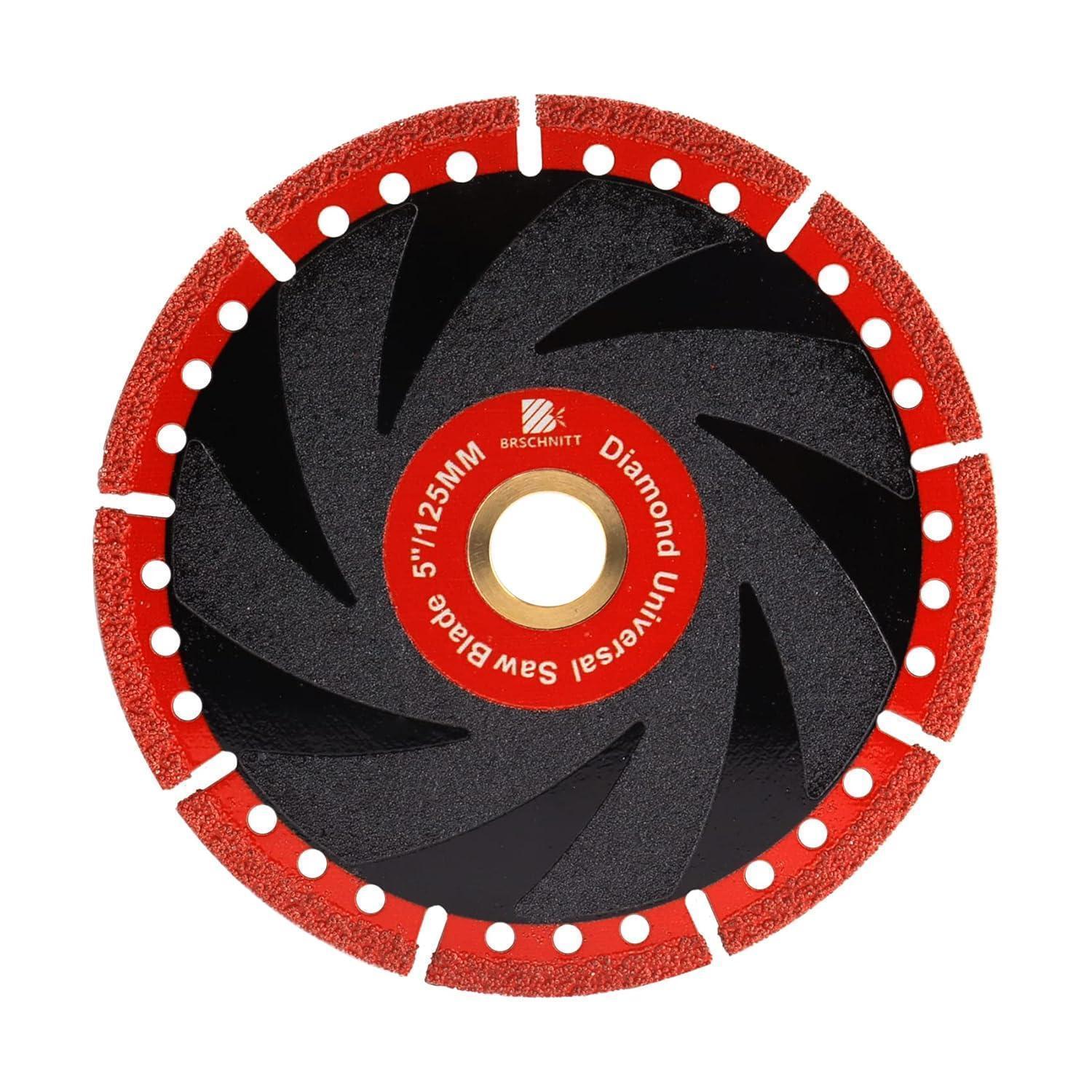 Diamanttrennscheibe 125mm Für Winkeleisen, Stahlbeton, Edelstahl, Trockenbau