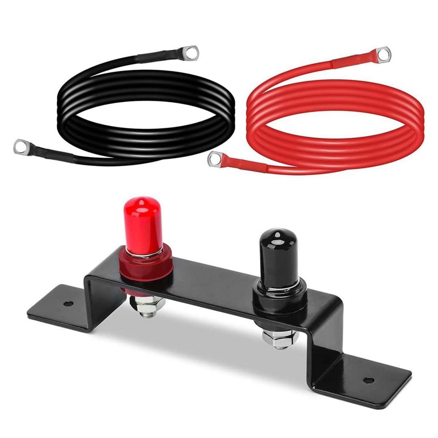 Batterie-starthilfekabel-kit 120cm Mit Halterung, Wasserdicht