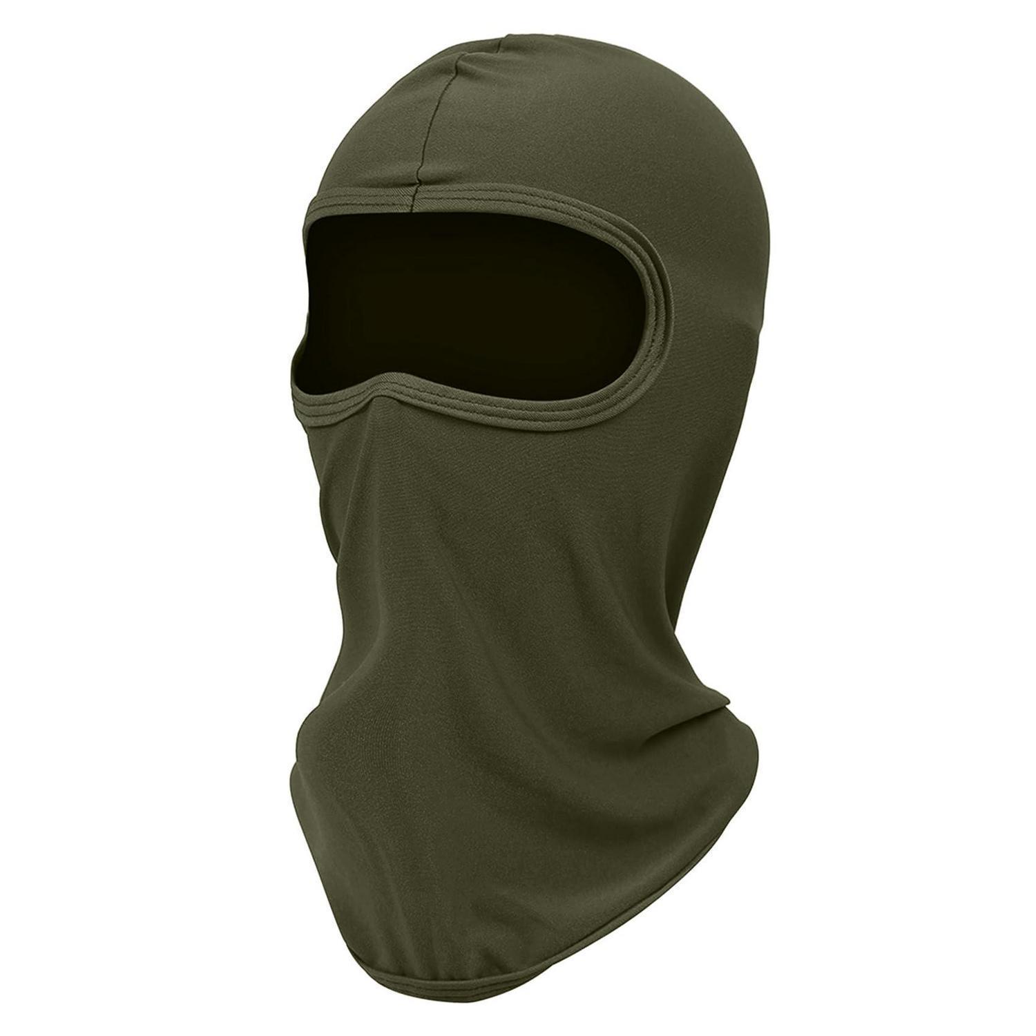 Sturmhaube Motorrad & Outdoor: Winddicht, Uv-schutz, Unisex, Armeegrün