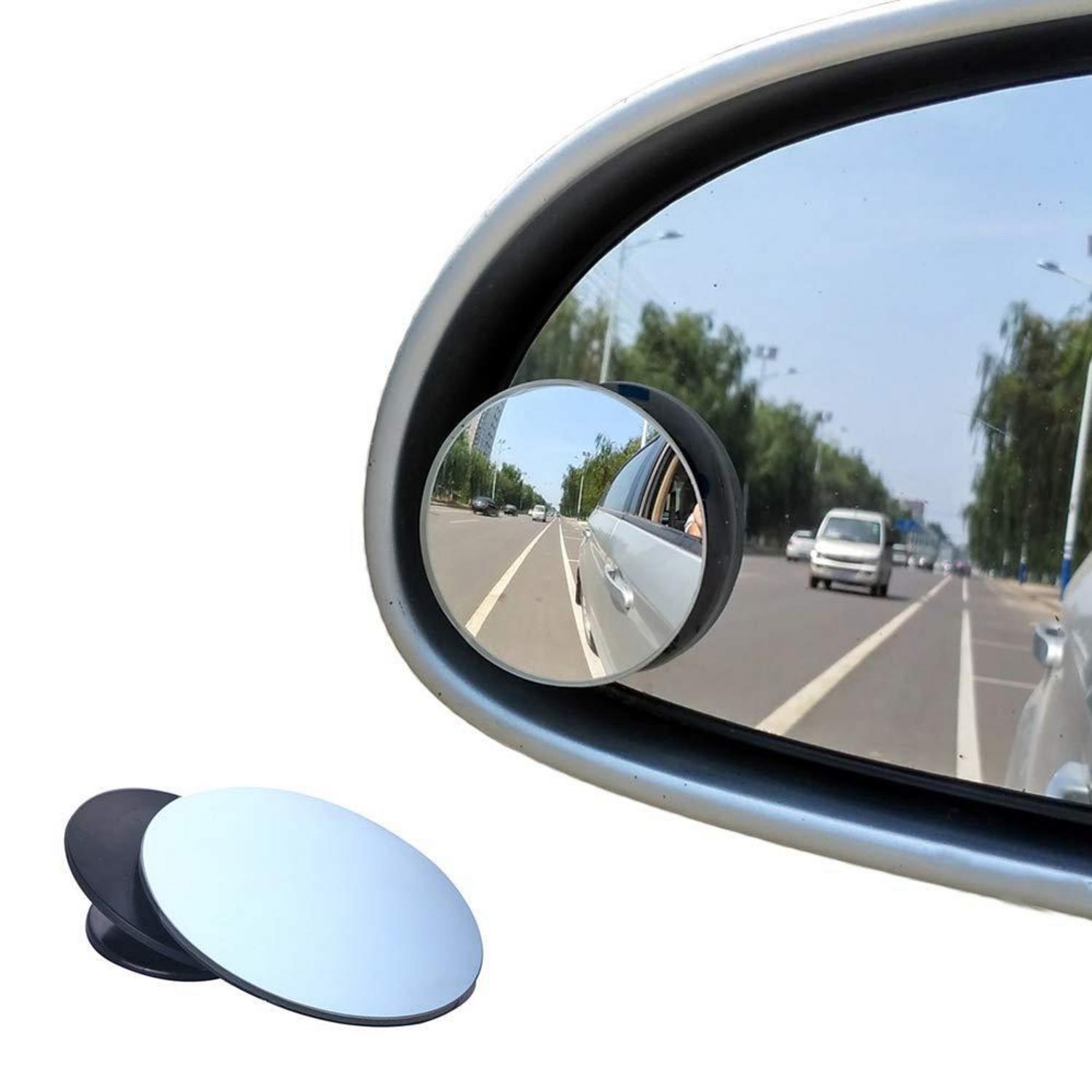 Toter-winkel-spiegel Für Auto, Lkw, Suv – 360° Drehbar, Rahmenlos, Hd-glas, 2 Stück