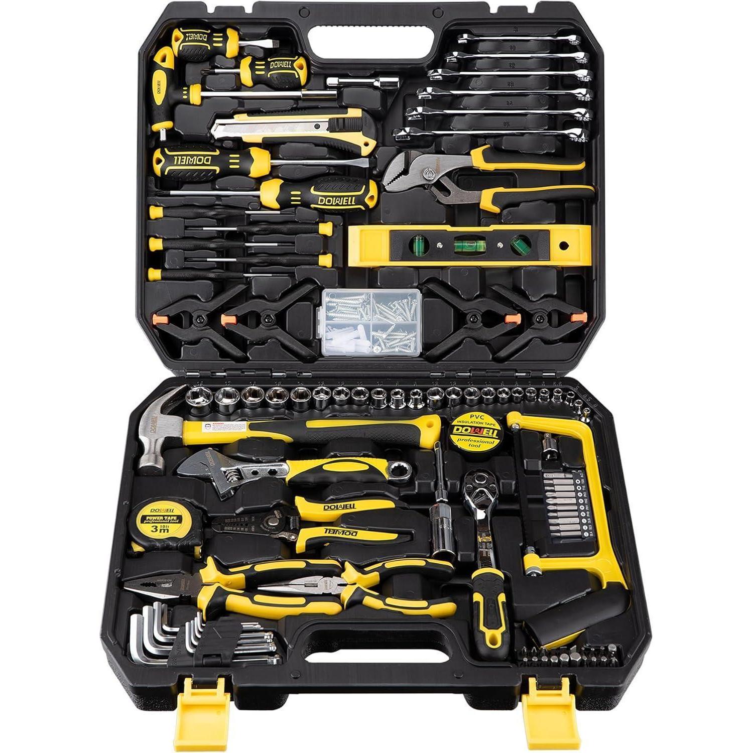 Werkzeugkasten 168tlg Mechaniker Set Mit Steckschlüsseln Und Handwerkzeugen Für Auto Und Haushalt