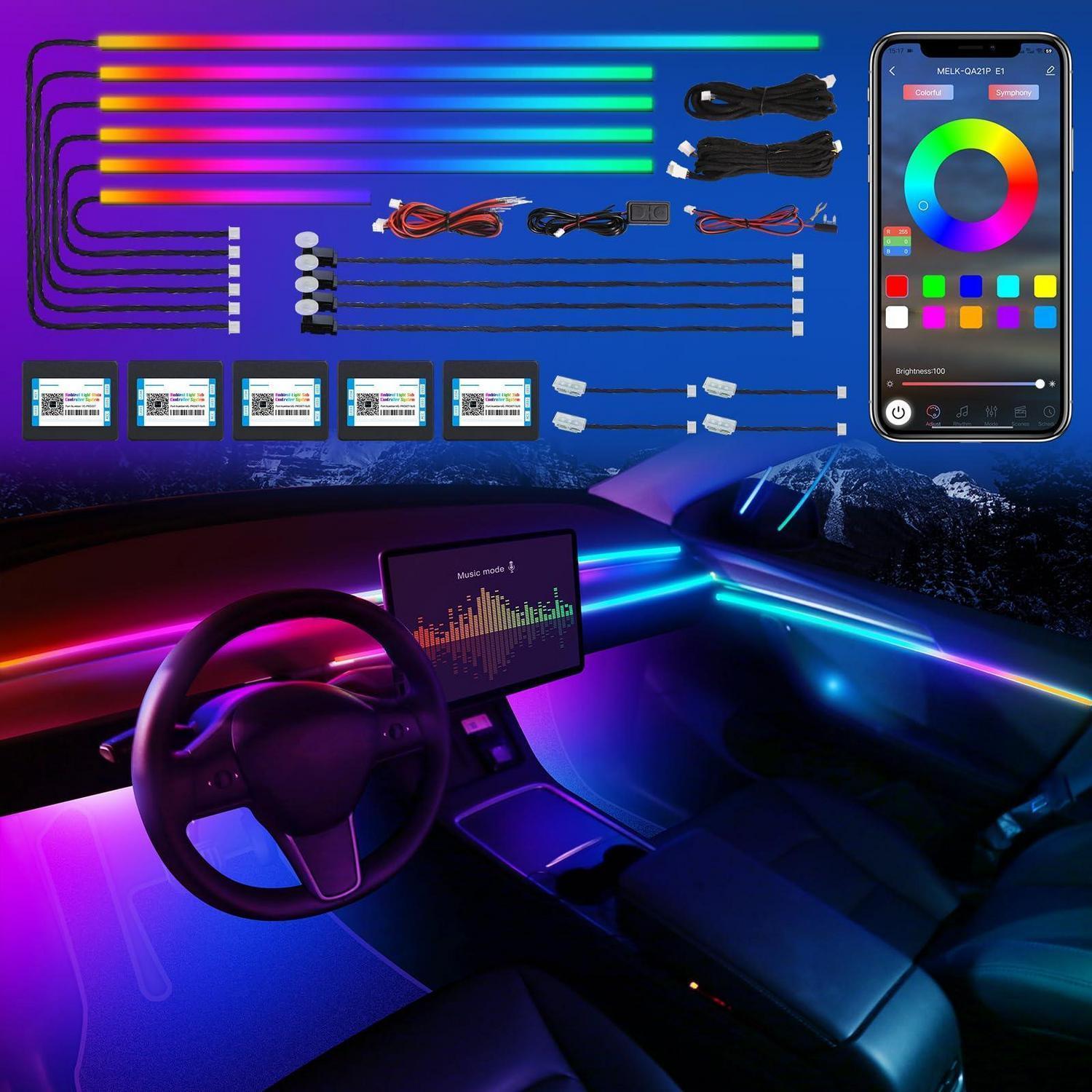 Auto Led Innenbeleuchtung Rgb Dreamcolor Mit App-steuerung