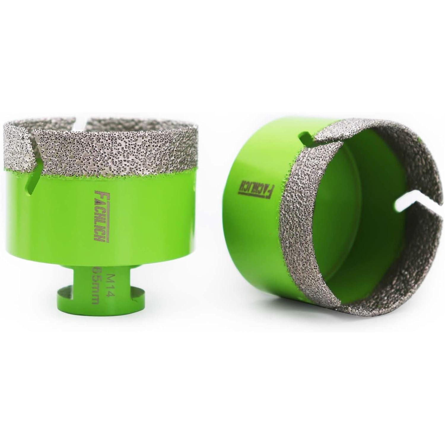 Diamant-bohrkronen 65mm M14 Vakuumgelötet Für Fliesen, Granit, Beton