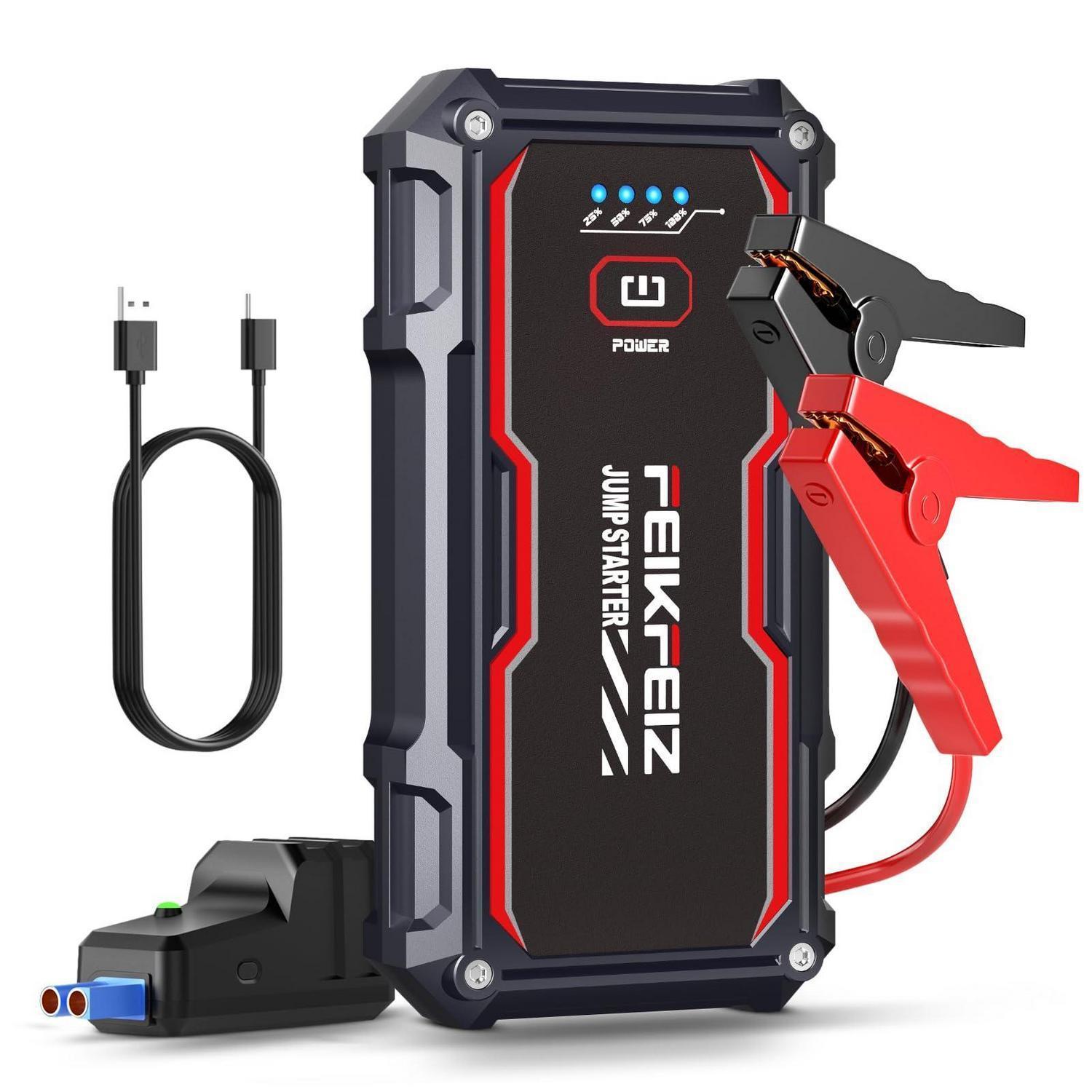Auto Starthilfe Powerbank 4000a 21800mah Für 12v Benzin/diesel Mit Led-licht