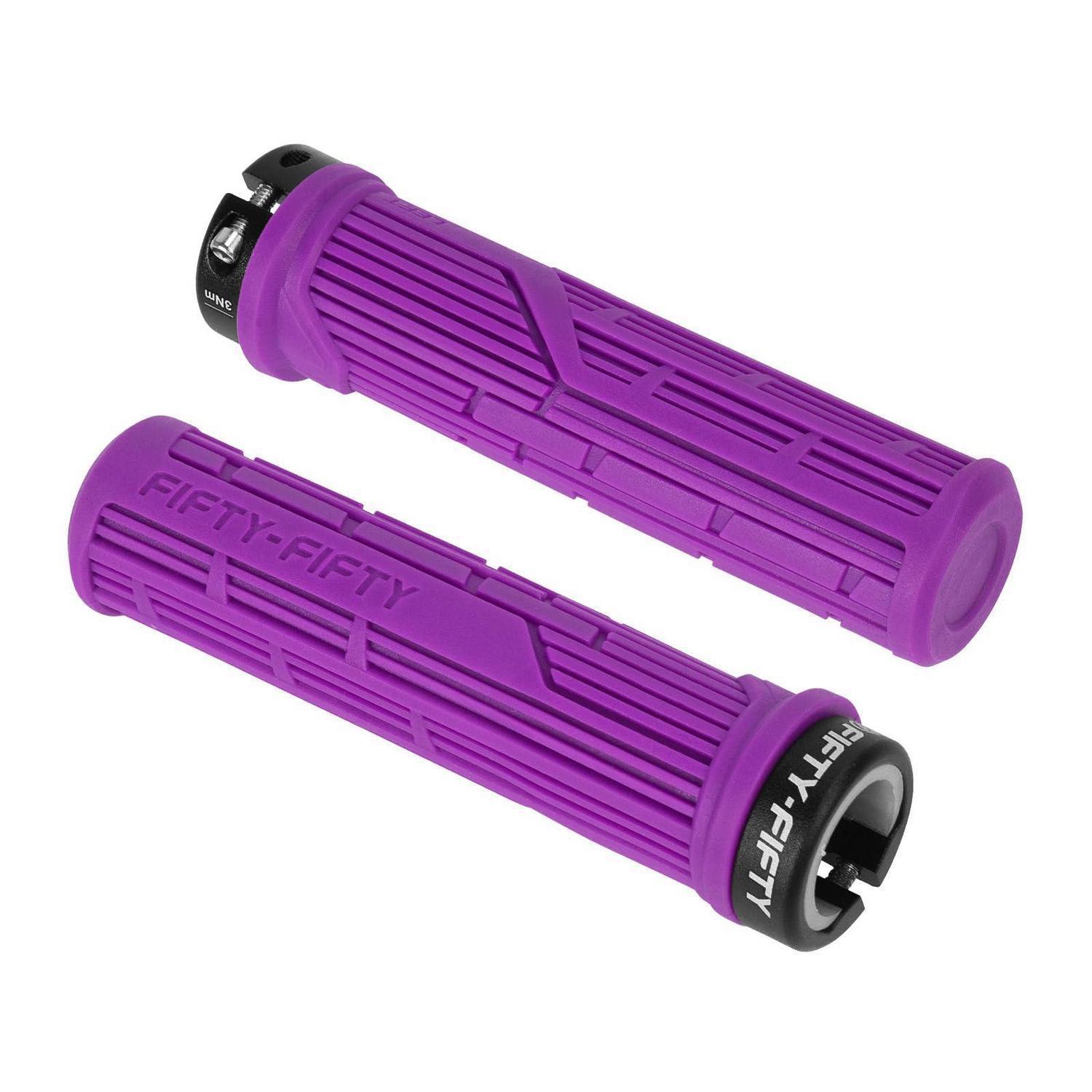 Fahrradgriffe Mountainbike Lock-on Weich Rutschfest Violett