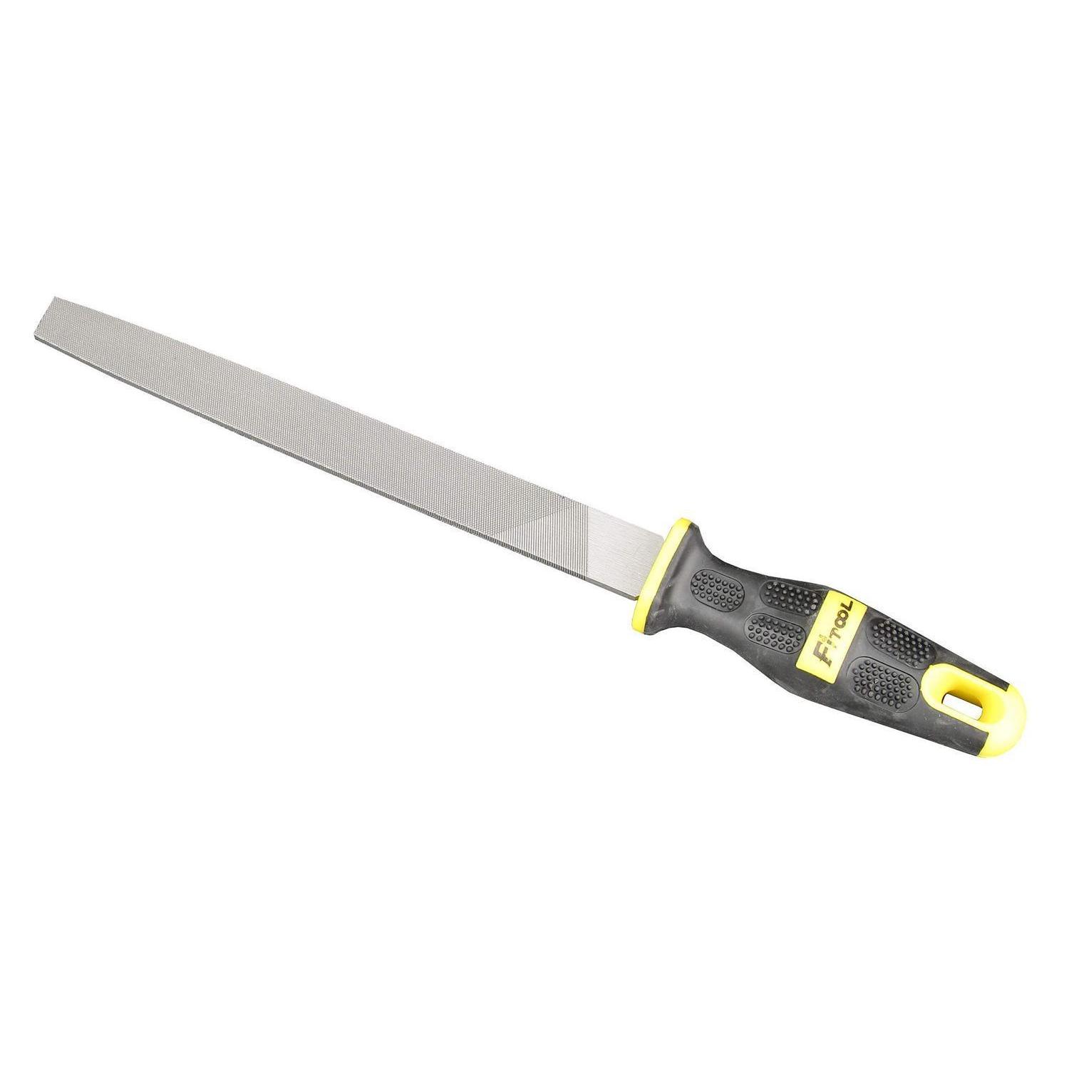 Flachfeile T12 Karbonstahl 20cm Hrc65 Für Metall, Holz, Kunststoff Mit Komfortgriff