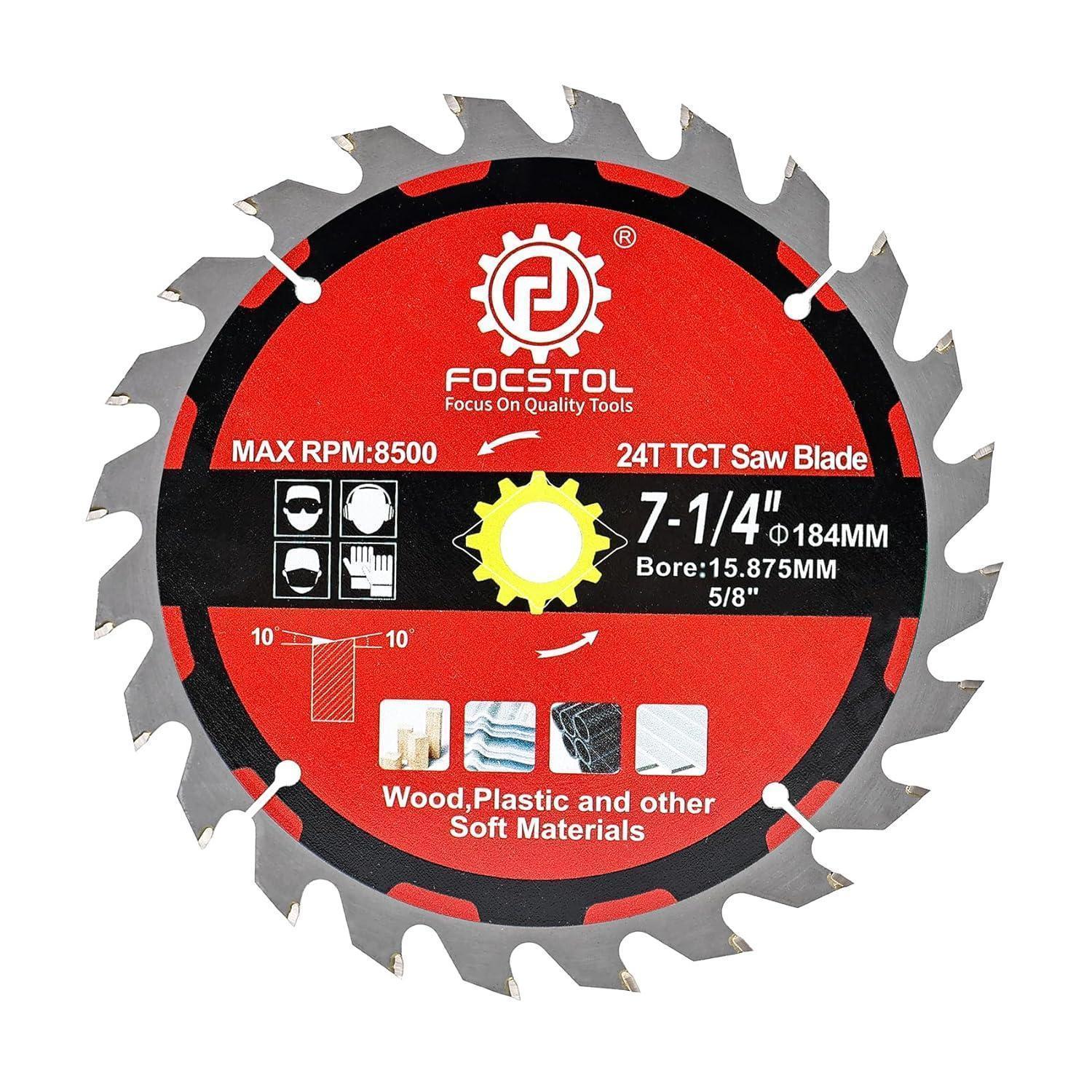 Kreissägeblatt 184mm 24 Zähne Für Holz, Kunststoff & Weichmaterialien