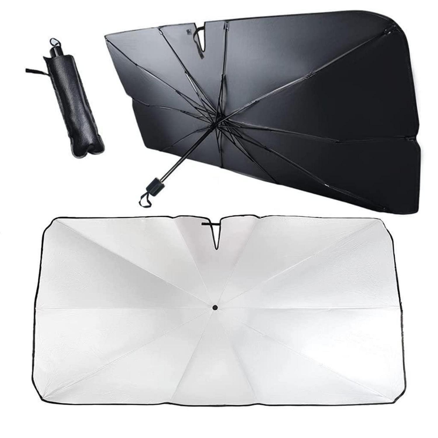 Sonnenschirm Für Auto-frontscheibe 150x80cm Faltbar Uv-schutz