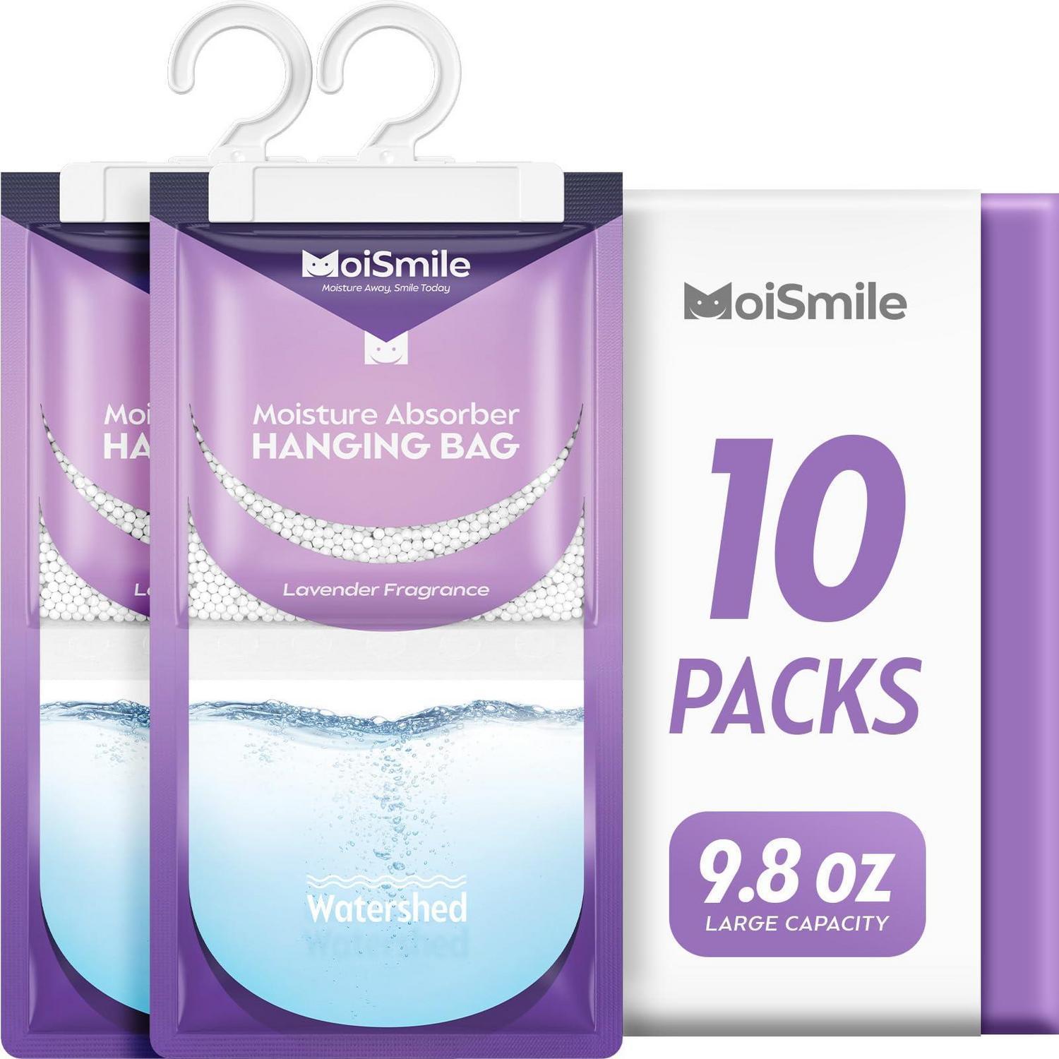 Hängende Feuchtigkeitsabsorber 10er Pack Lavendelduft