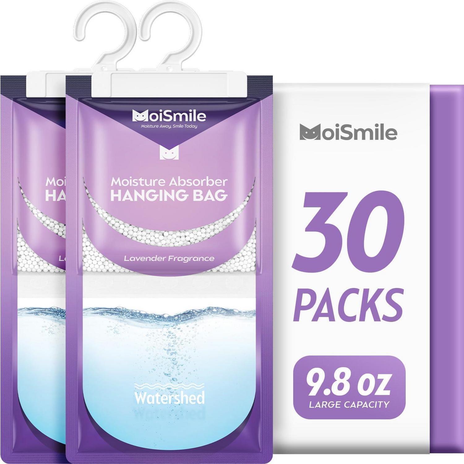 Feuchtigkeitsabsorber 30er Pack Lavendelduft, Hängend, Geruchsneutralisator
