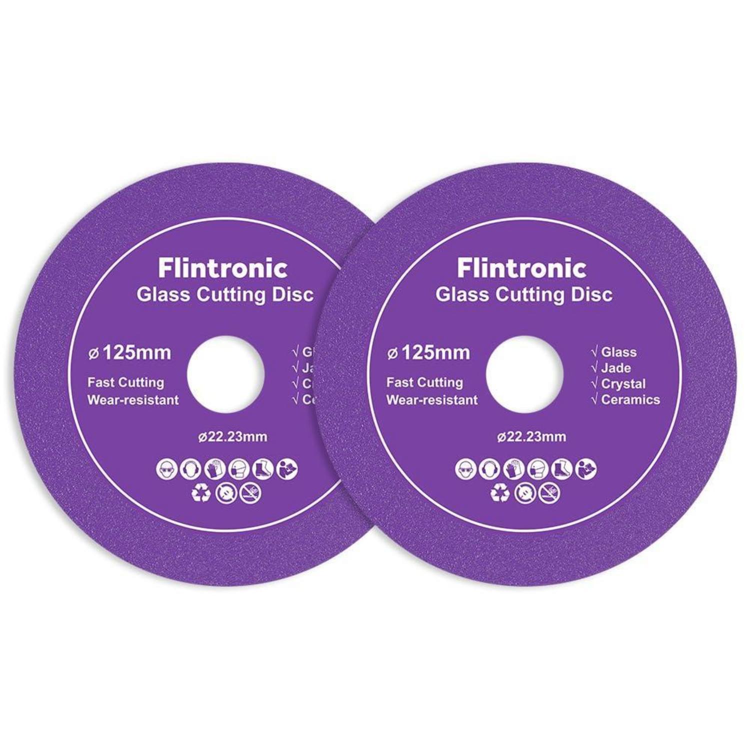 Diamanttrennscheibe 125mm Für Glas & Keramik, 2 Stück, 22.23mm Bohrung