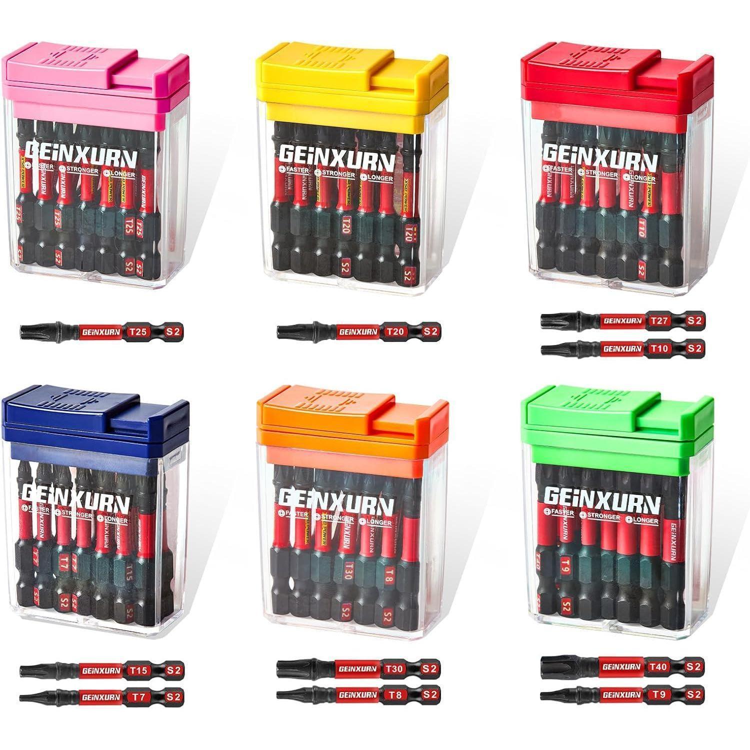 90tlg. Torx Schraubendreher Bits Set 50mm S2 Stahl Impact Magnetisch