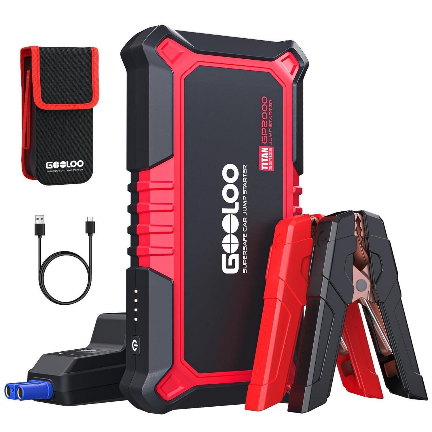 Starthilfe Powerbank 2000a Für Pkw, 12v Benzin & Diesel, Mit Usb-schnellladung & Led