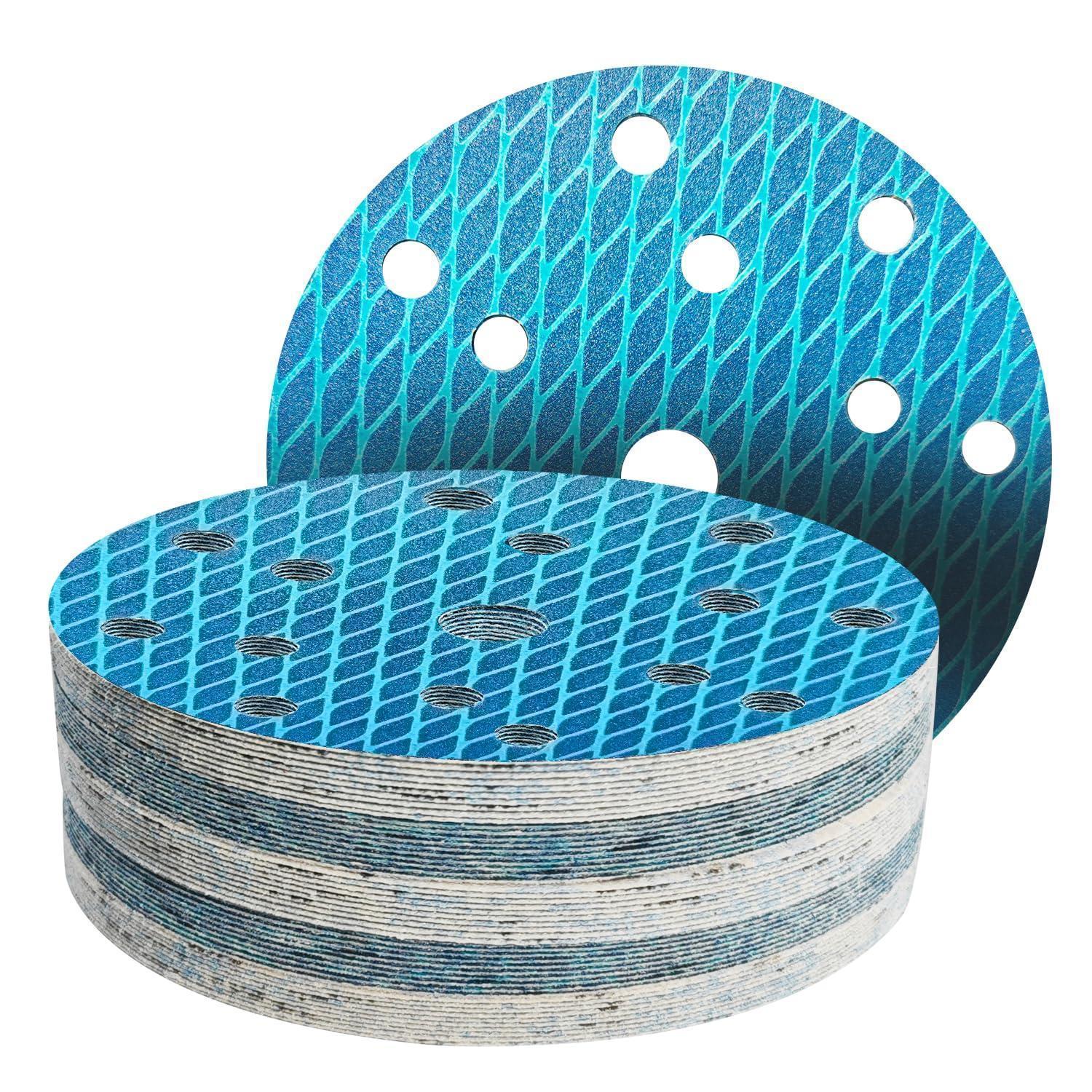 Schleifpapier Klett 150mm P320 15-loch Für Exzenterschleifer, 50 Stück