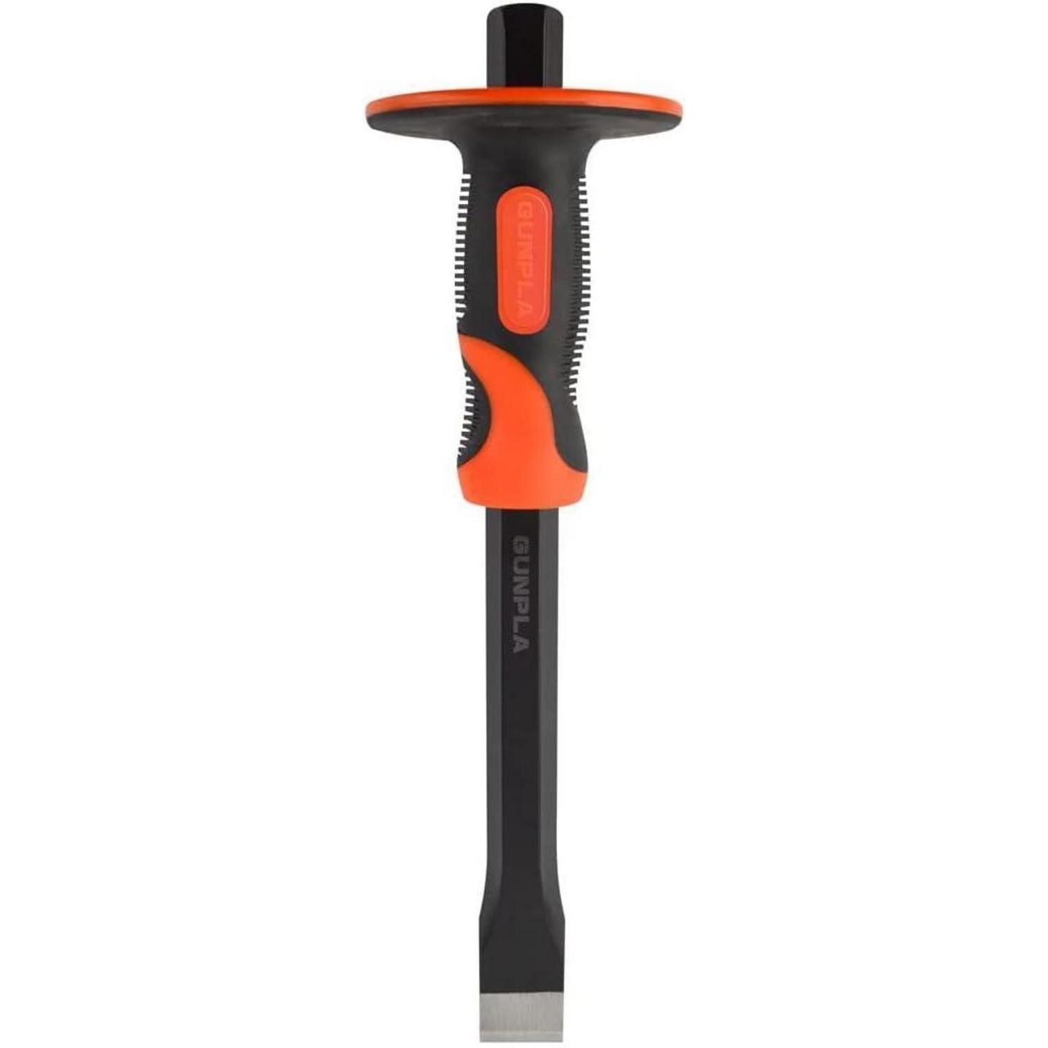 Flachmeißel 300mm Mit Handschutz, 18mm Klingenbreite, Chrom-vanadium, Für Fliesen, Beton