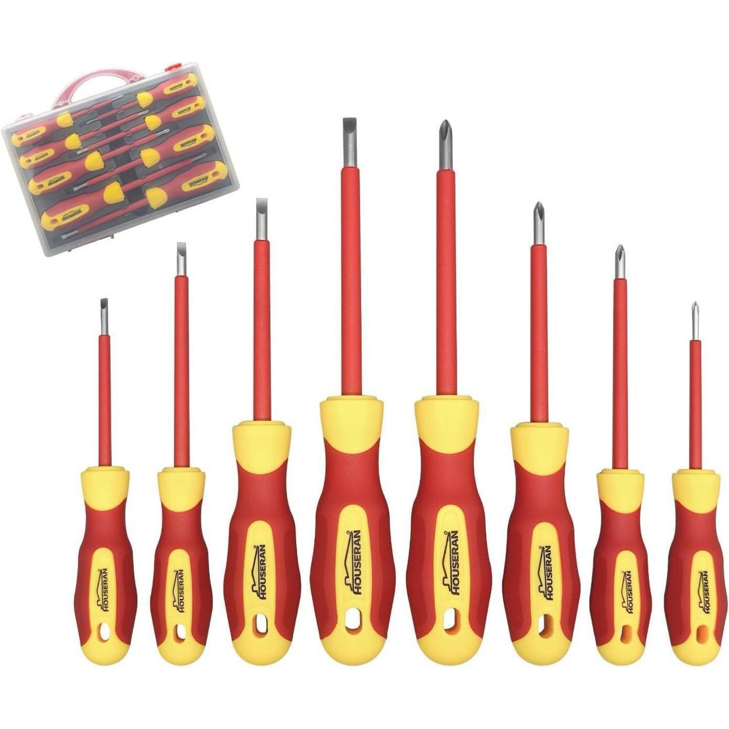 8-teiliges Isoliertes Schraubendreher-set 1000v Mit Magnetischen Spitzen