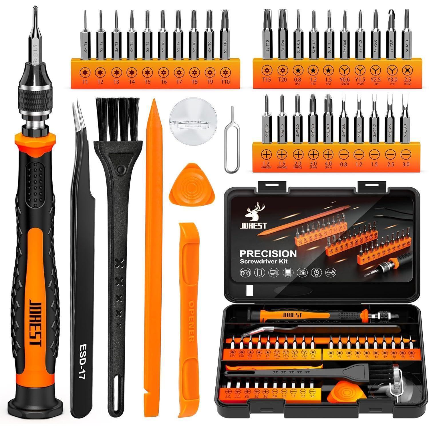 Präzisions-schraubendreher-set 38-teilig Mit S2-stahl Bits Für Elektronik