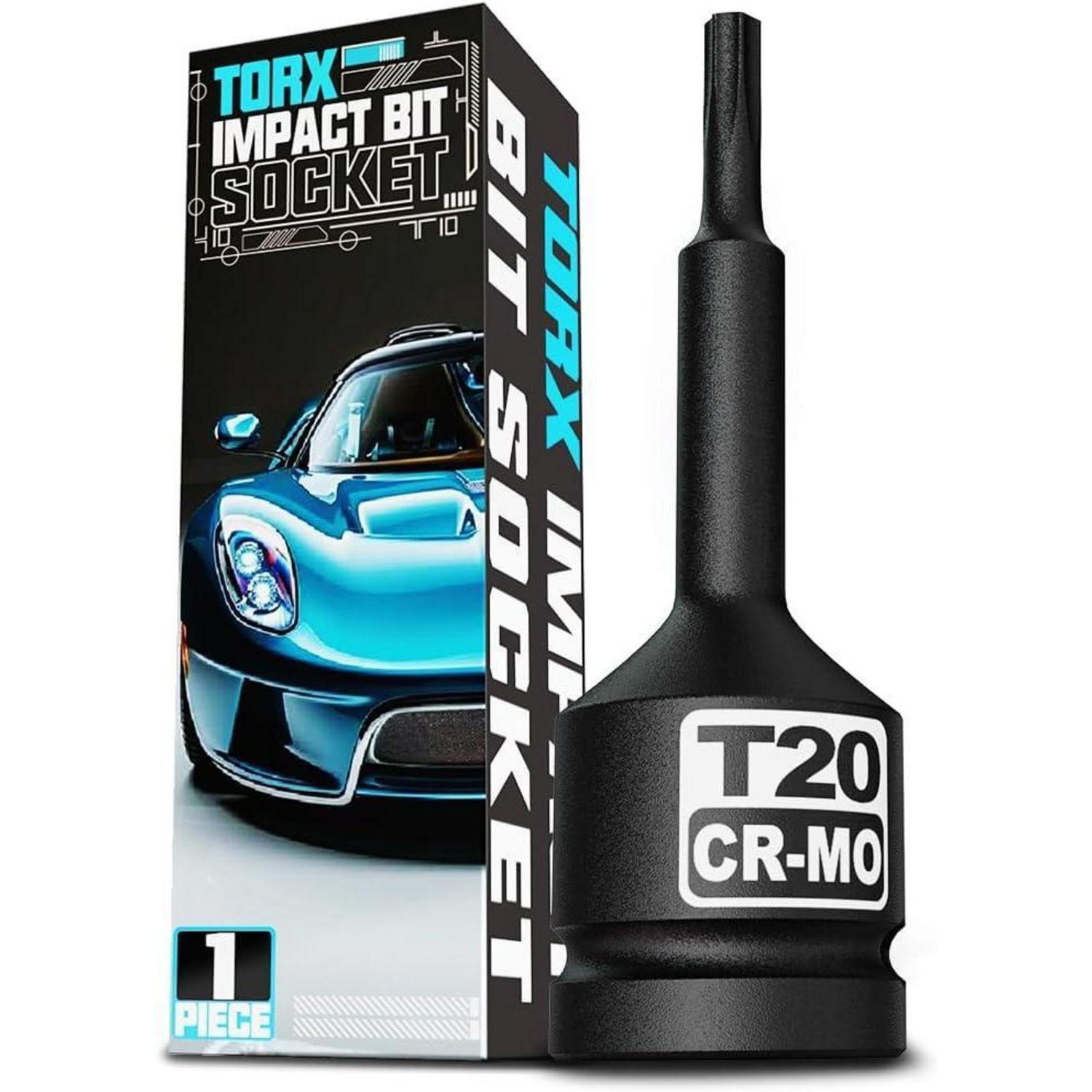 Torx Nuss Bit Einsatz T20 1/2 Zoll Antrieb Chrom-molybdän-stahl 78mm Länge