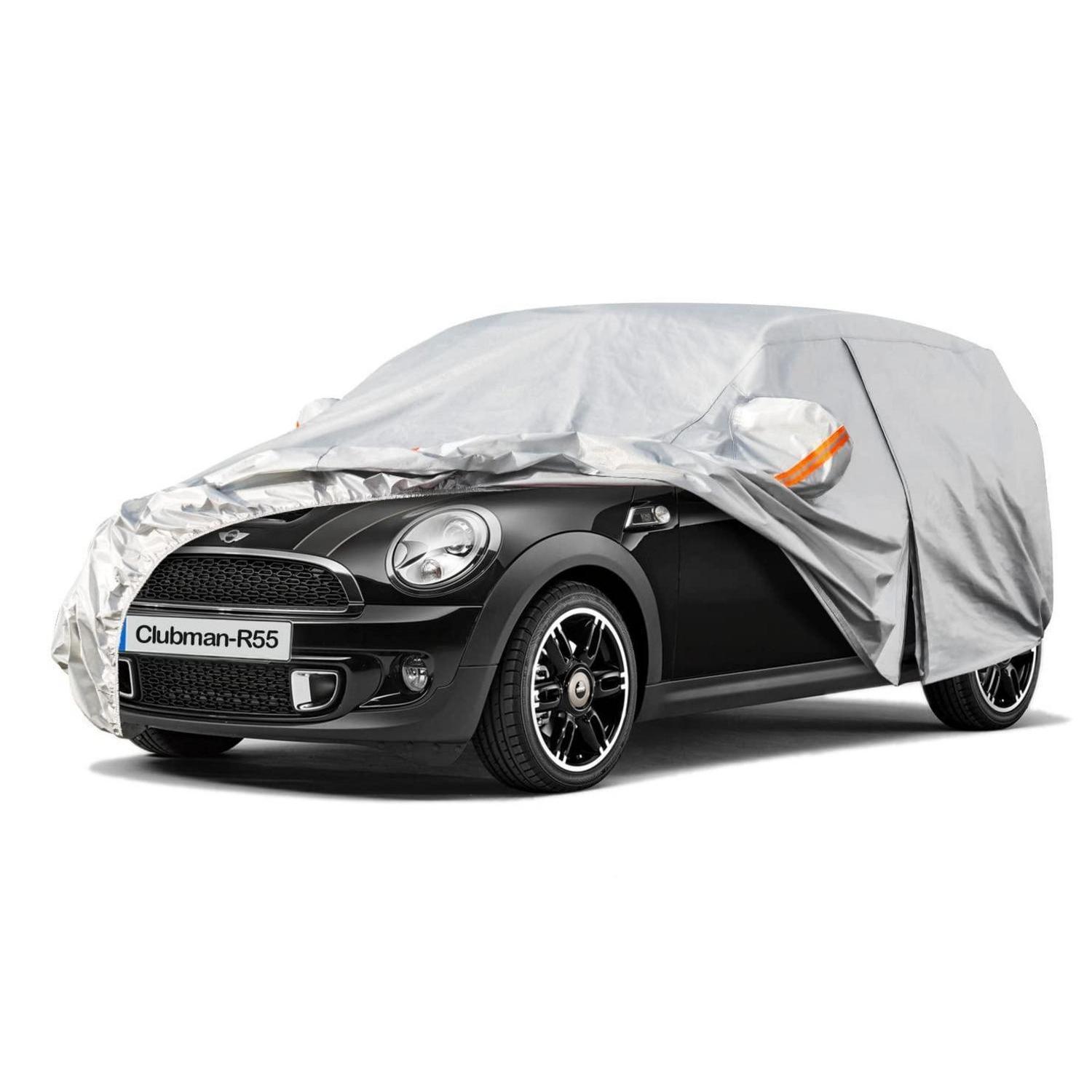 Autoabdeckung Wasserdicht Atmungsaktiv Für Mini Clubman R55 (2010-2014) Silber