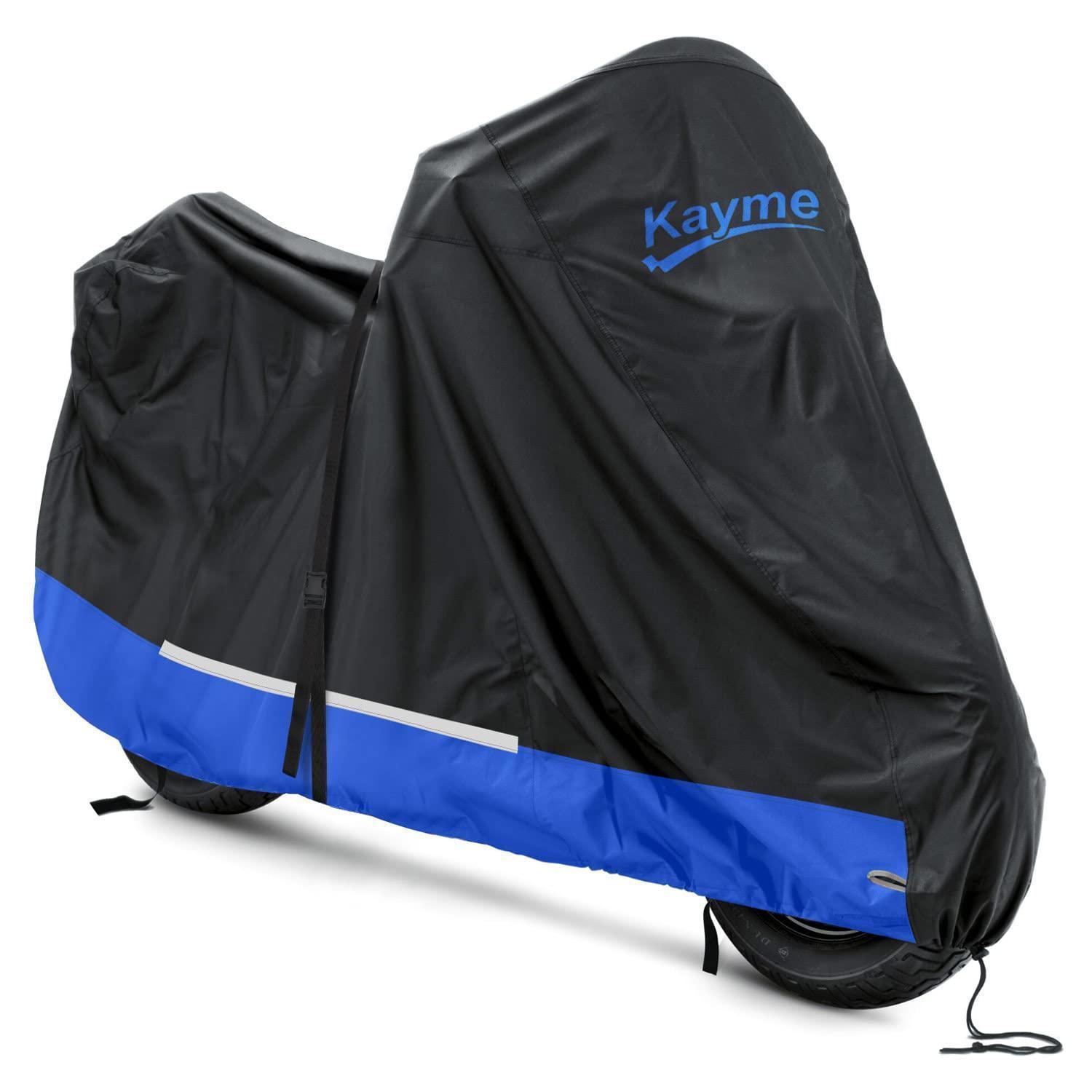 Motorradabdeckung 300d Oxford Wasserdicht Xl Schwarz-blau