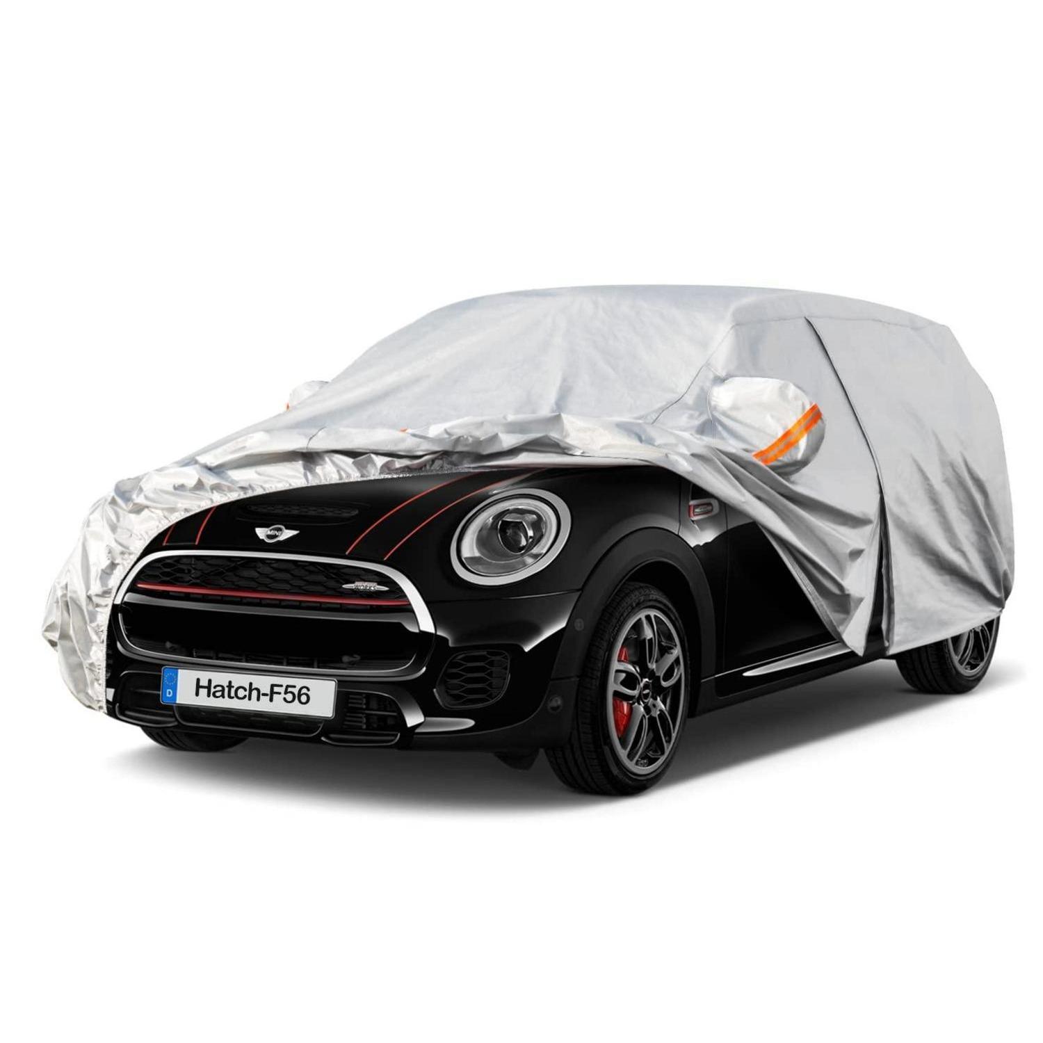 Autoabdeckung Wasserdicht Atmungsaktiv Für Mini Hatch F56 (2014-2024) Silber