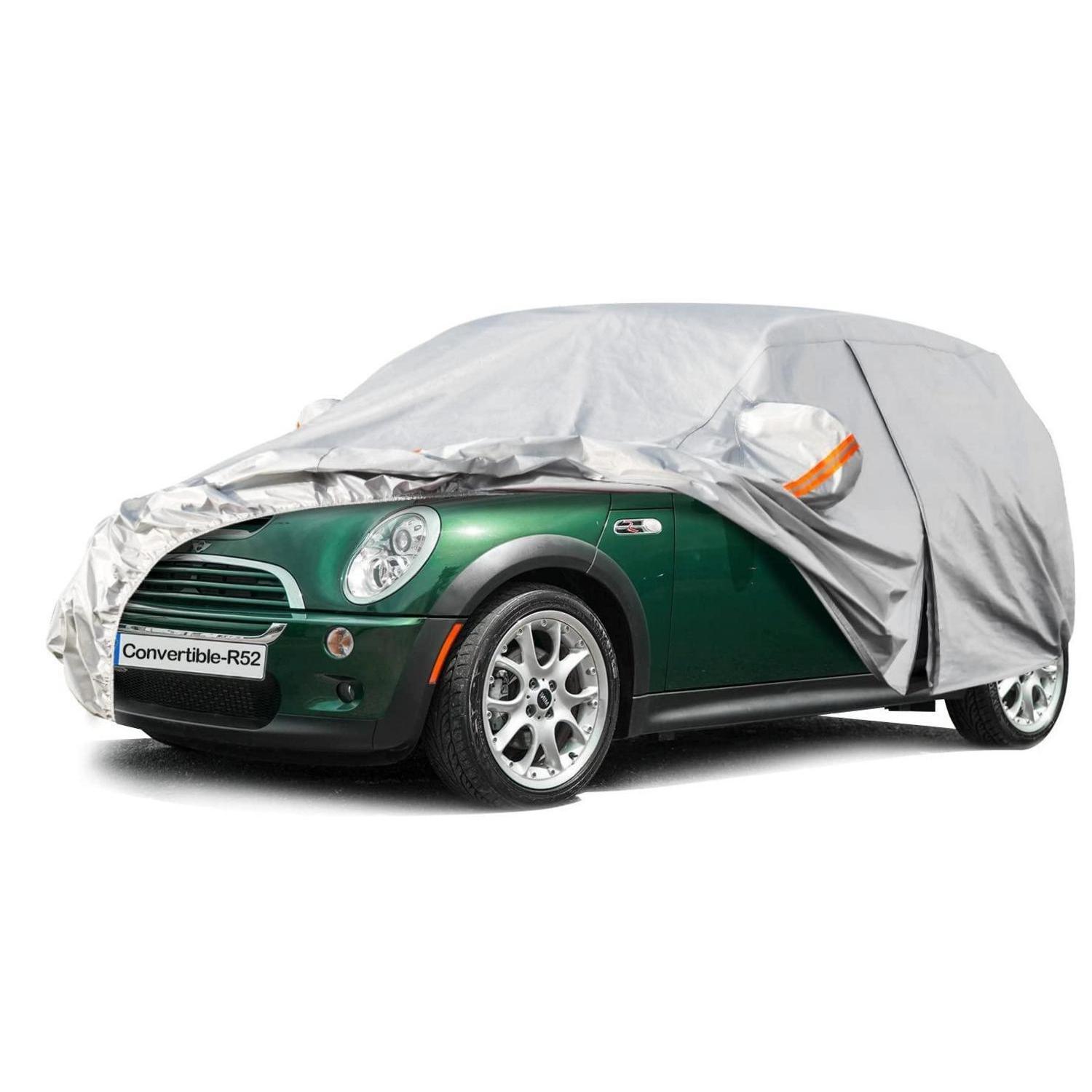 Autoabdeckung Wasserdicht Atmungsaktiv Für Mini Convertible R52 (2005-2008) Silber