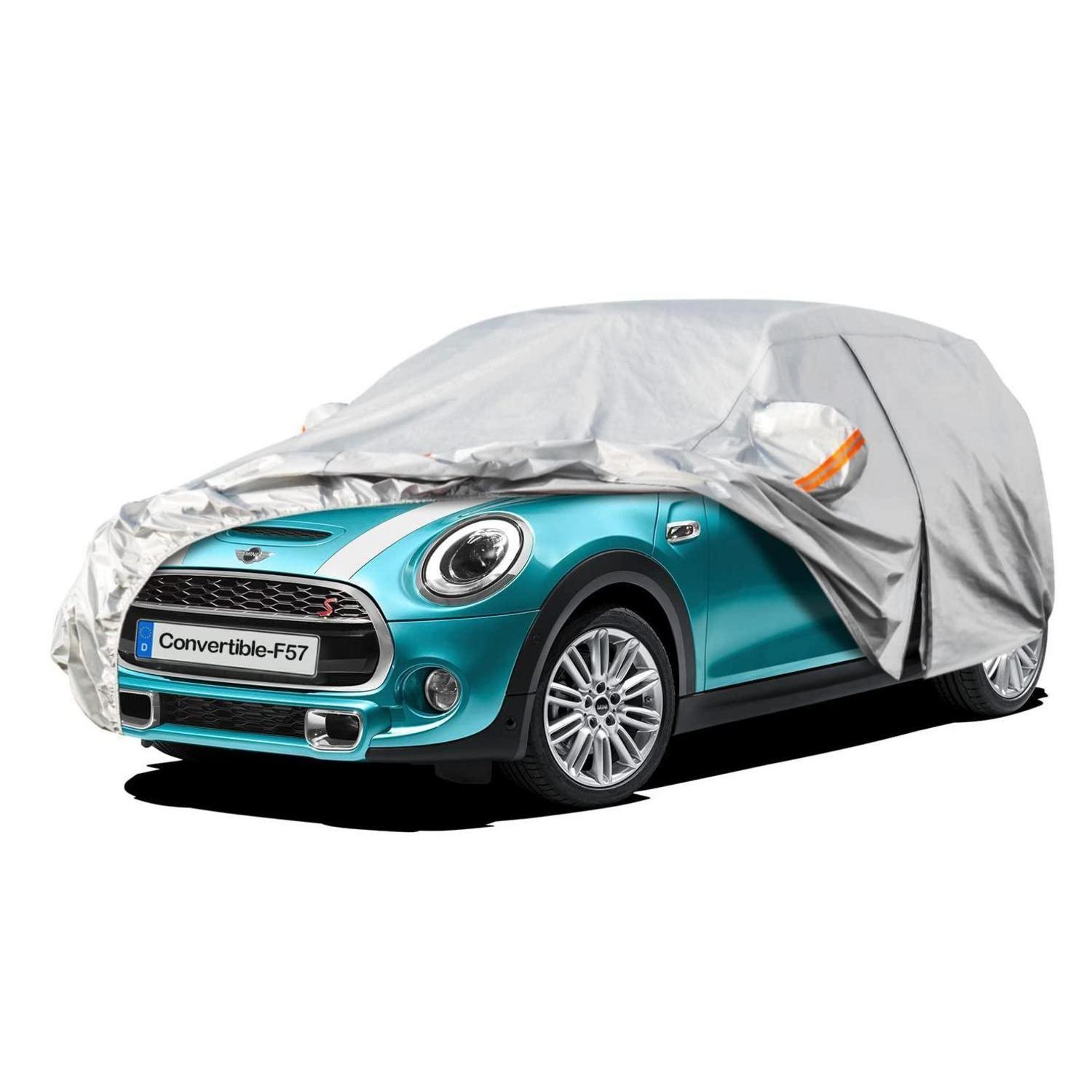 Autoabdeckung Wasserdicht Atmungsaktiv Für Mini Convertible F57 (2016-2022) Silber