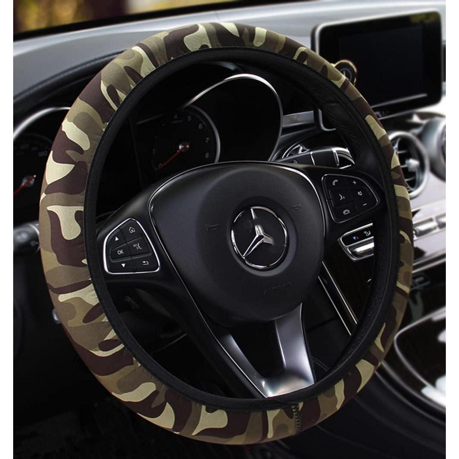 Lenkradbezug Neopren Camouflage 37-39 Cm Rutschfest Atmungsaktiv