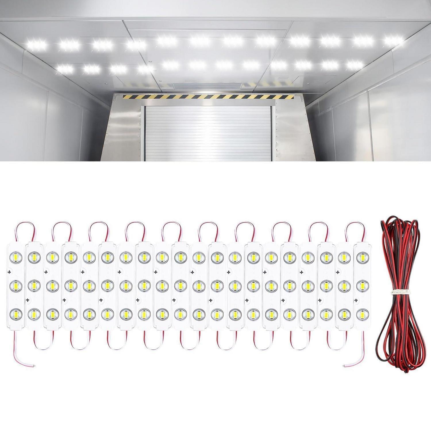 Led Innenraumbeleuchtung 12v Mit 5m Kabel, 60 Leds, Weiß