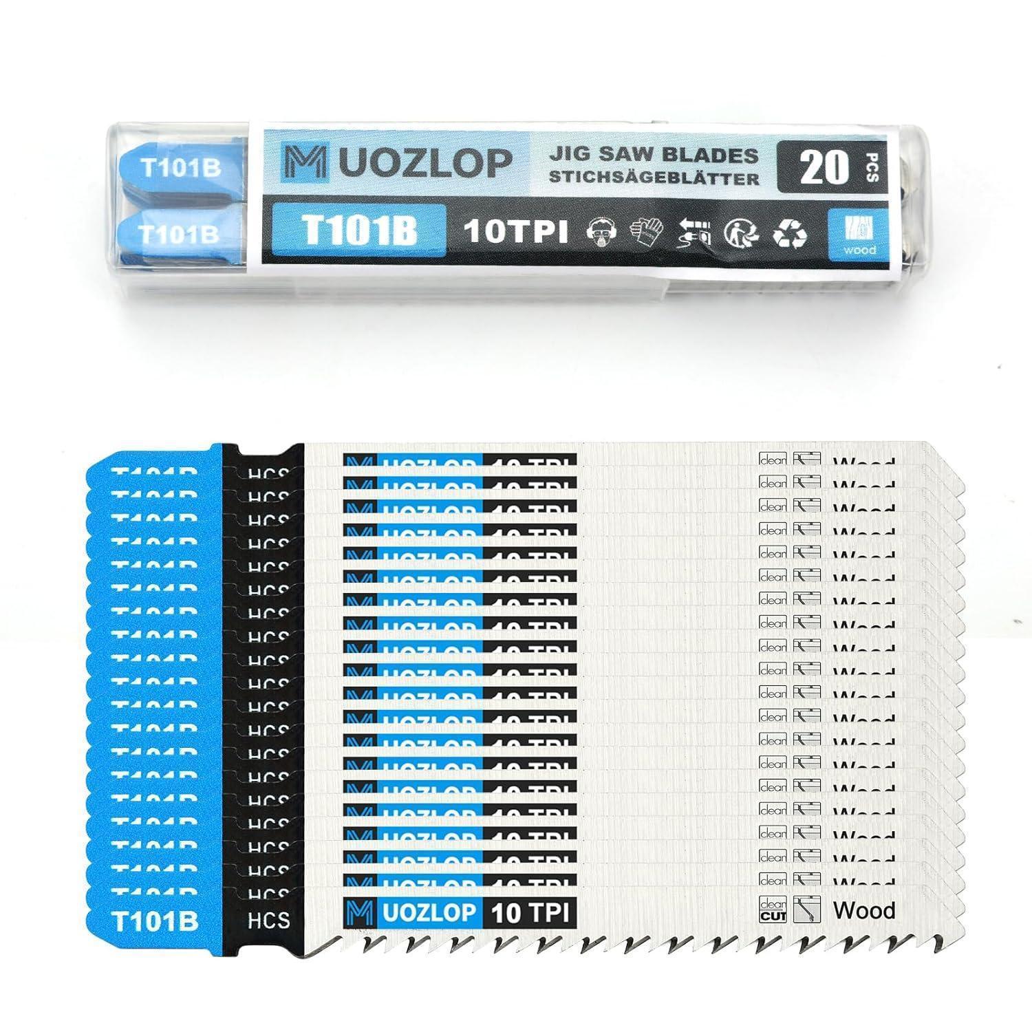 20tlg Stichsägeblatt Set T-schaft Für Holz, Hcs, 10 Tpi, Aufbewahrungskoffer
