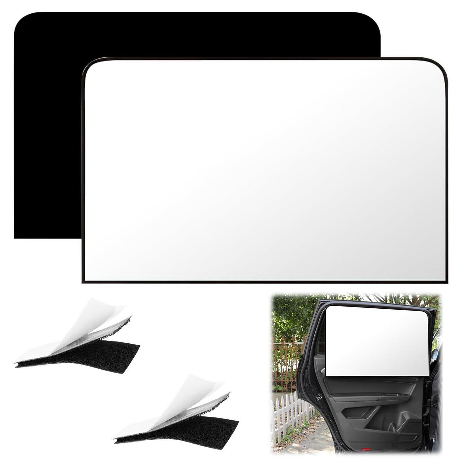 Magnetischer Sonnenschutz Auto 2 Stück 80x50cm Uv- & Hitzeschutz Für Seiten-/heckscheibe