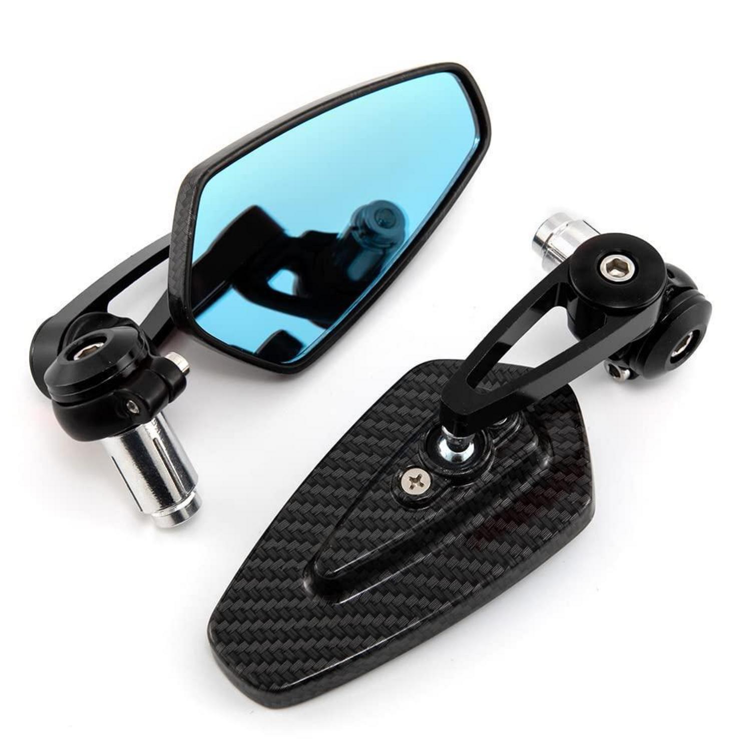 Motorrad Lenkerendenspiegel 22mm Für Cafe Racer, Bobber, Atv, Roller