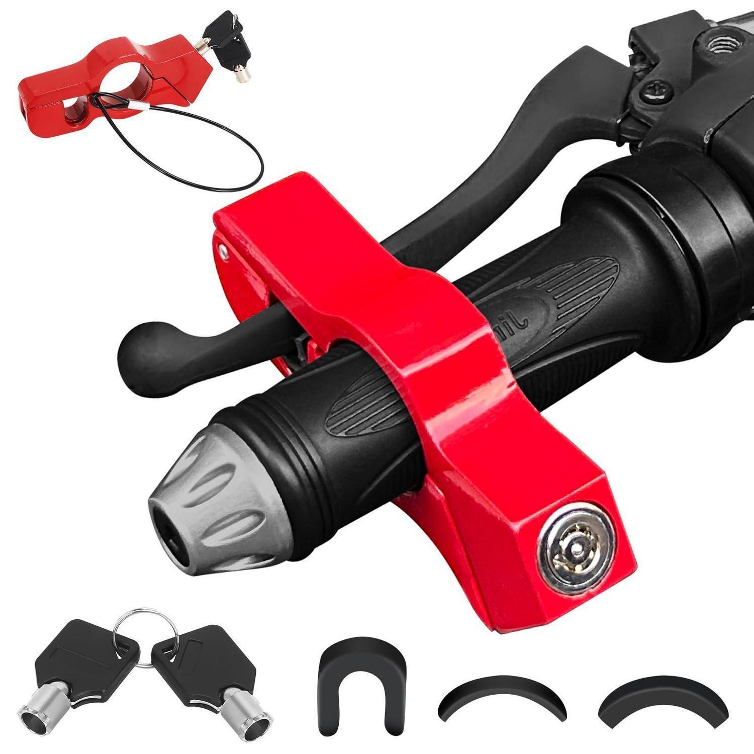 Motorrad Lenkerschloss Mit 2 Schlüsseln, Diebstahlschutz Für Roller, Moped, E-scooter