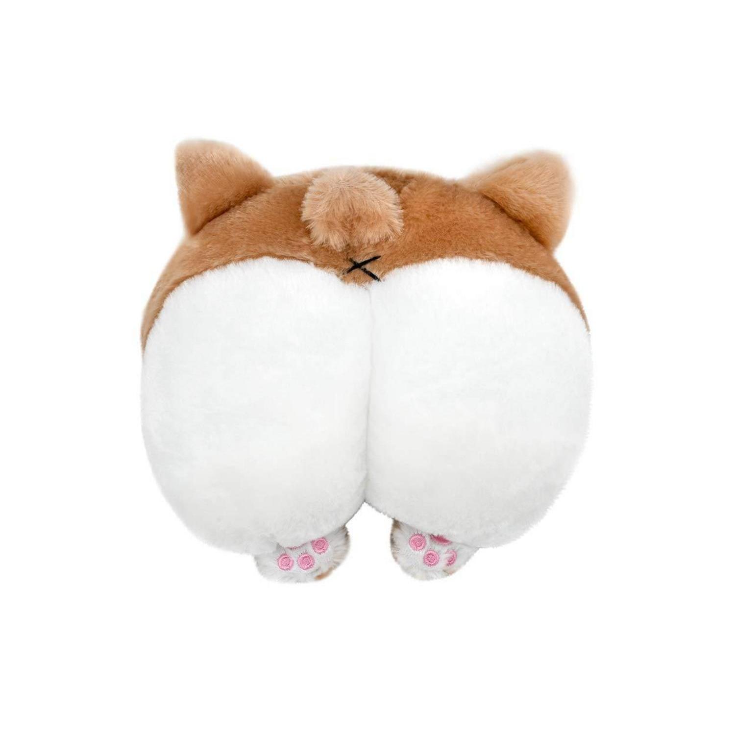 Nackenkissen Corgi Butt Plüsch Baumwolle Auto Bürostuhl Reise Deko Geschenk