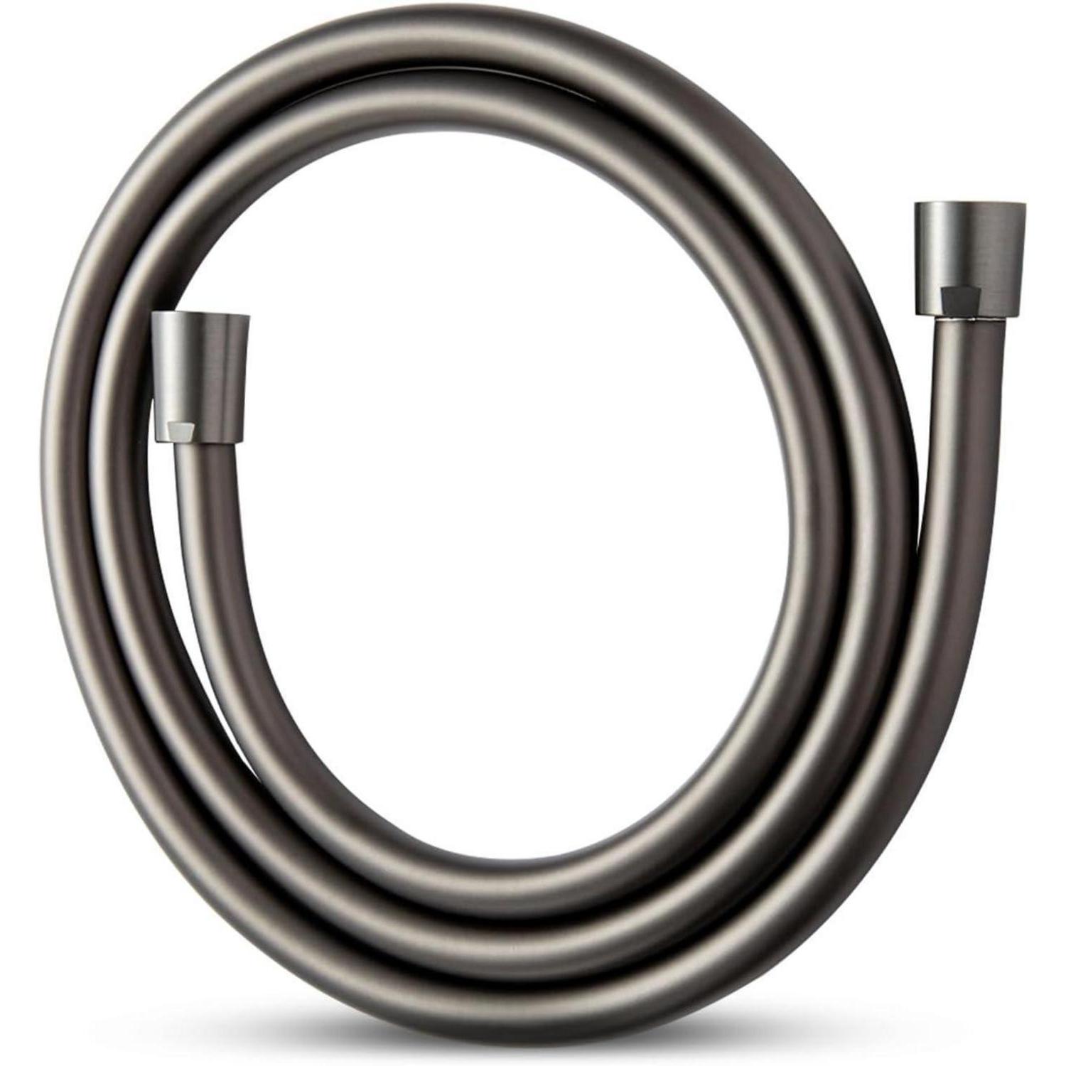 Brauseschlauch 3m Schwarzchrom, Universal Duschrohr, Anti-knick, Hochdruck, Für Badarmaturen