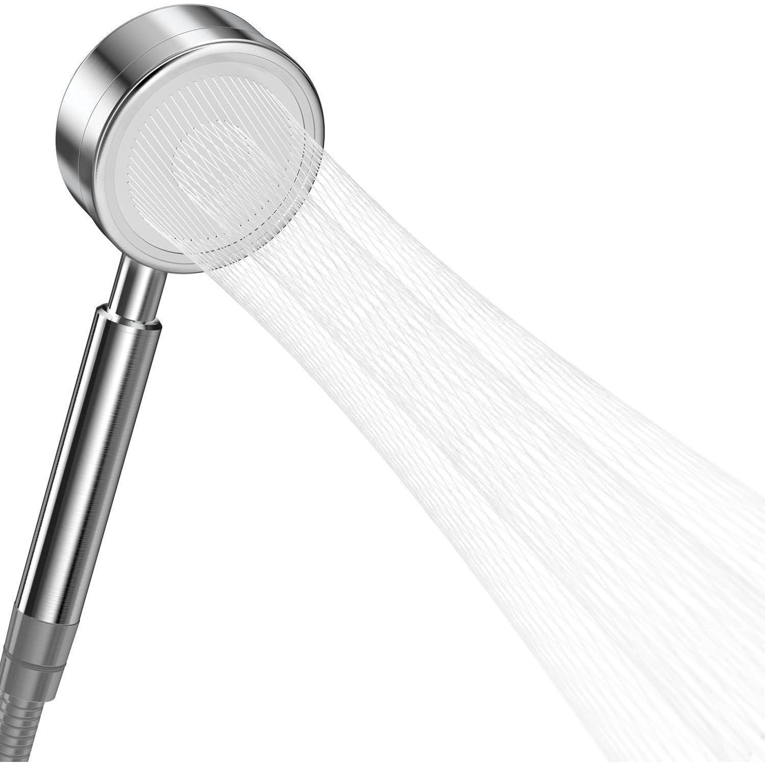 Edelstahl Handbrause Mit Wassersparfunktion Und Erhöhtem Wasserdruck