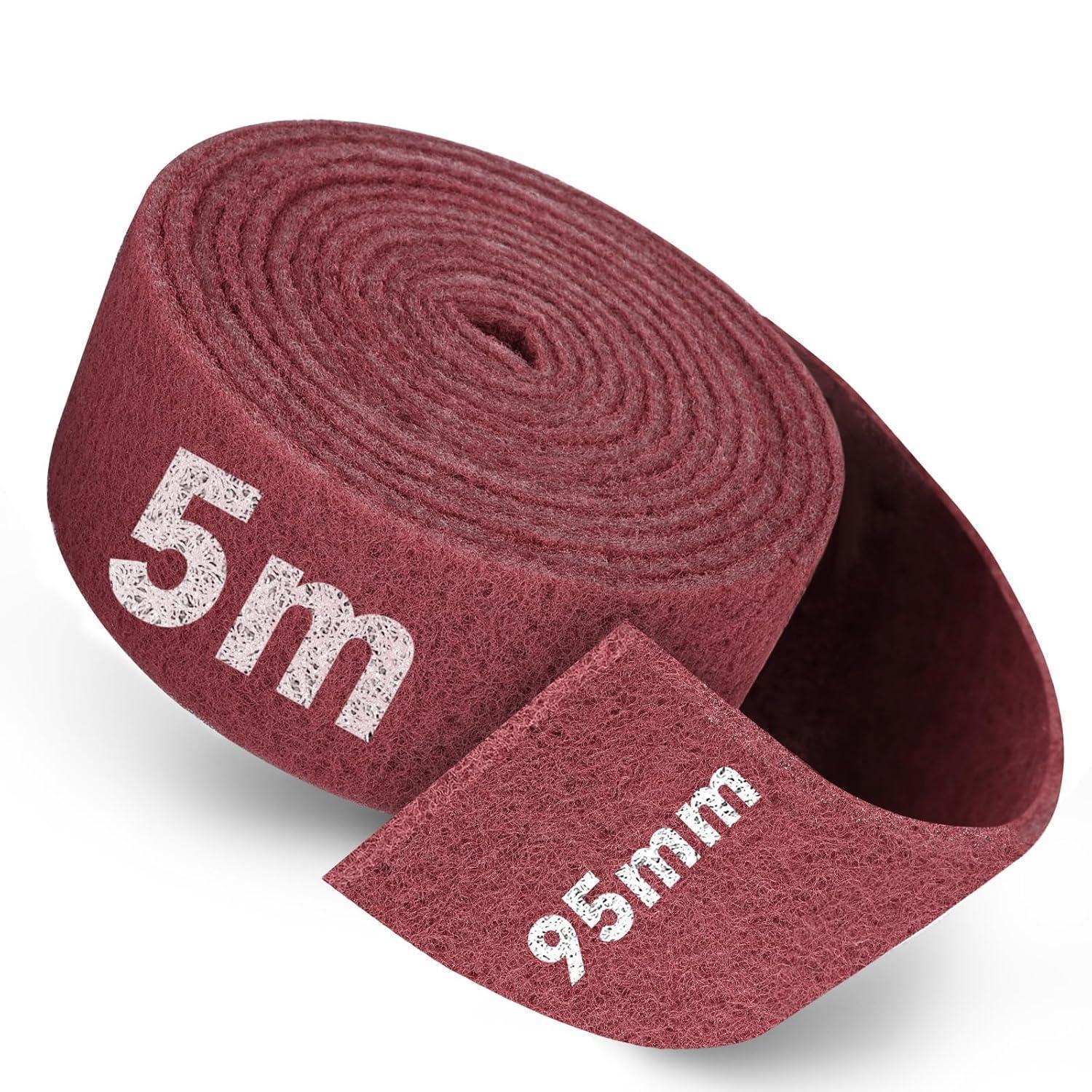 Schleifvlies Rolle 5m X 95mm Korn 600 Für Holz, Metall & Edelstahl