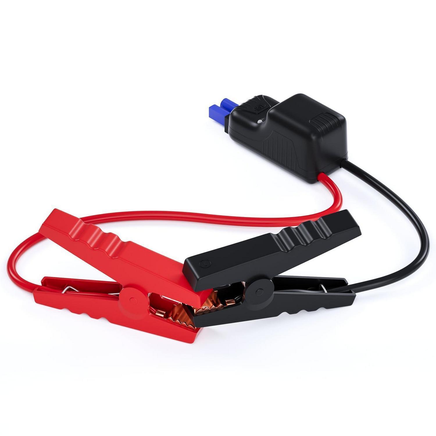Starthilfekabel Mit Krokodilklemmen Für 12v Powerbanks, 10-facher Sicherheitsschutz