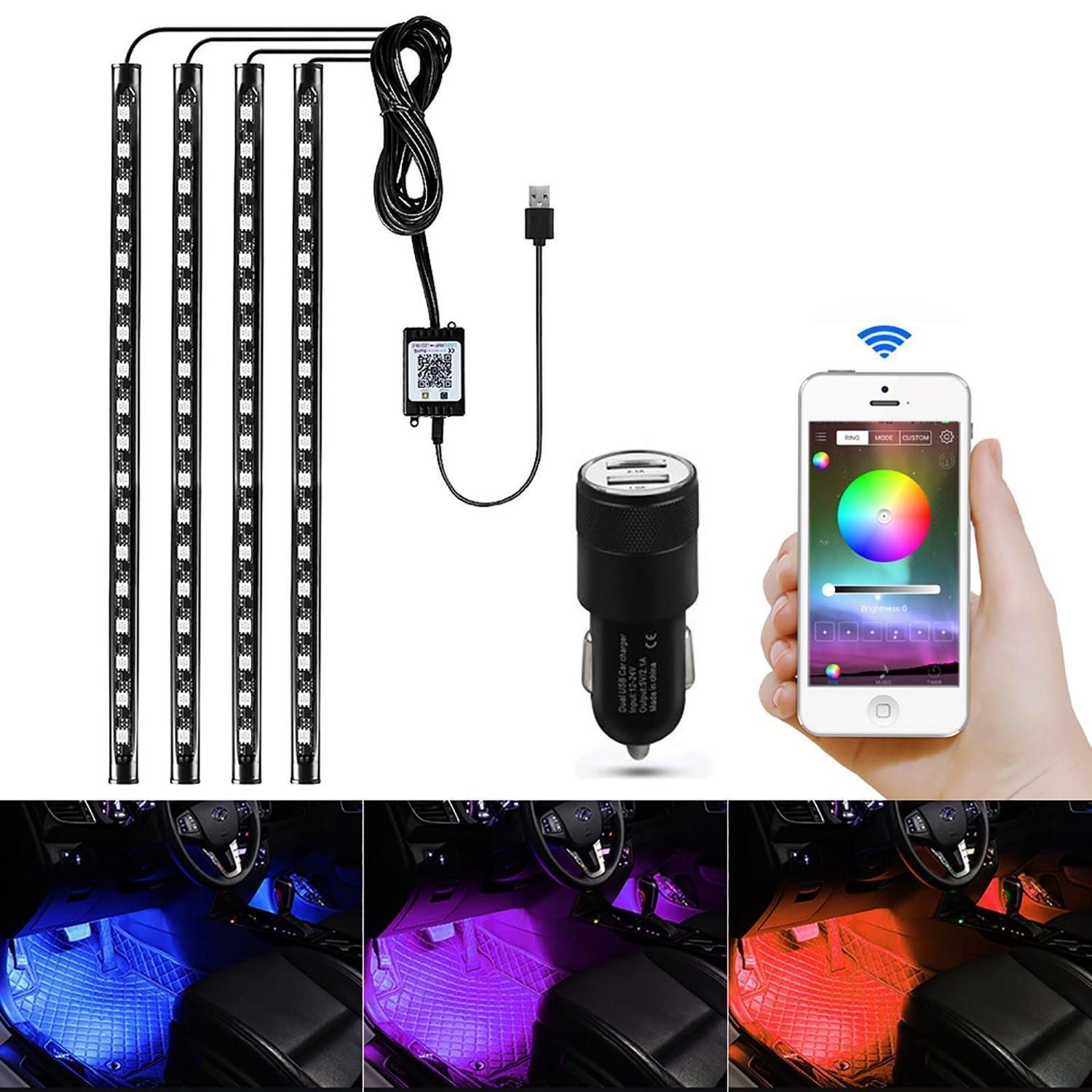 Rgb Led Auto Innenbeleuchtung Mit App-steuerung & Musikmodus