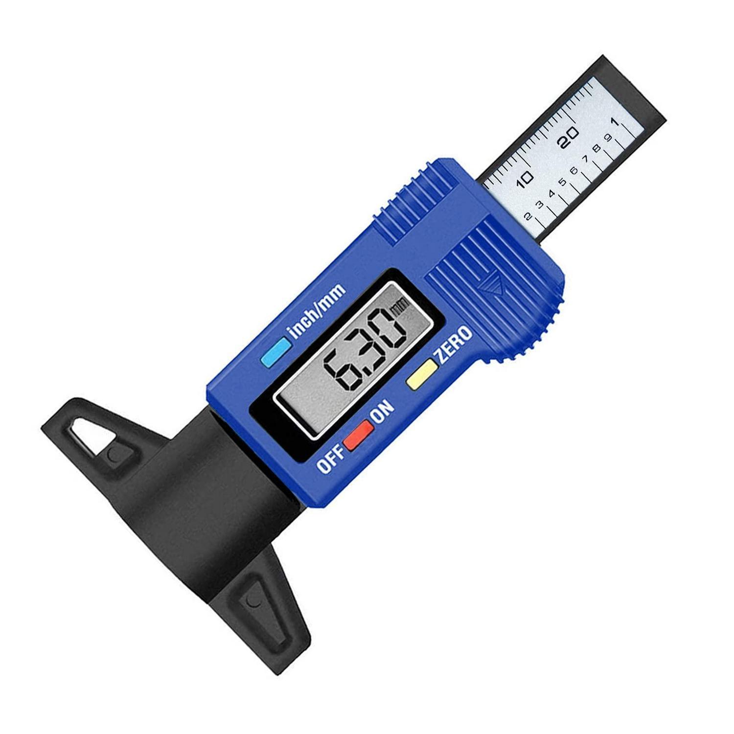 Digitaler Reifenprofiltiefenmesser Mit Lcd-display Für Pkw, Lkw, Motorrad