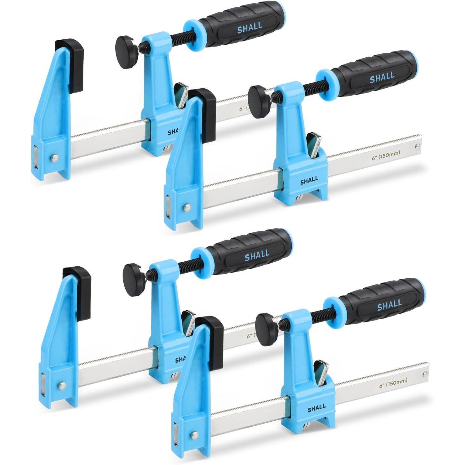 Schraubzwingen Set 4 Stück 150mm Spannkraft 272kg Edelstahl Holzbearbeitung
