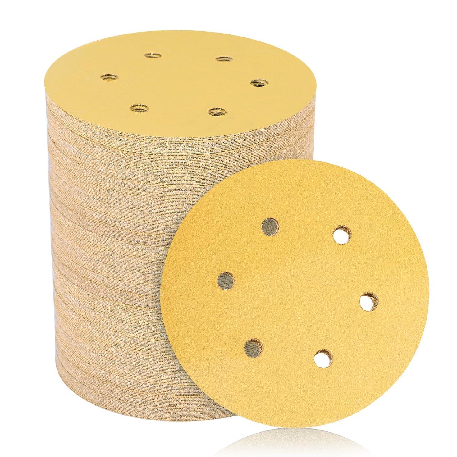 Schleifpapier Klett 150mm 60 Stück 6 Körnungen Für Exzenterschleifer