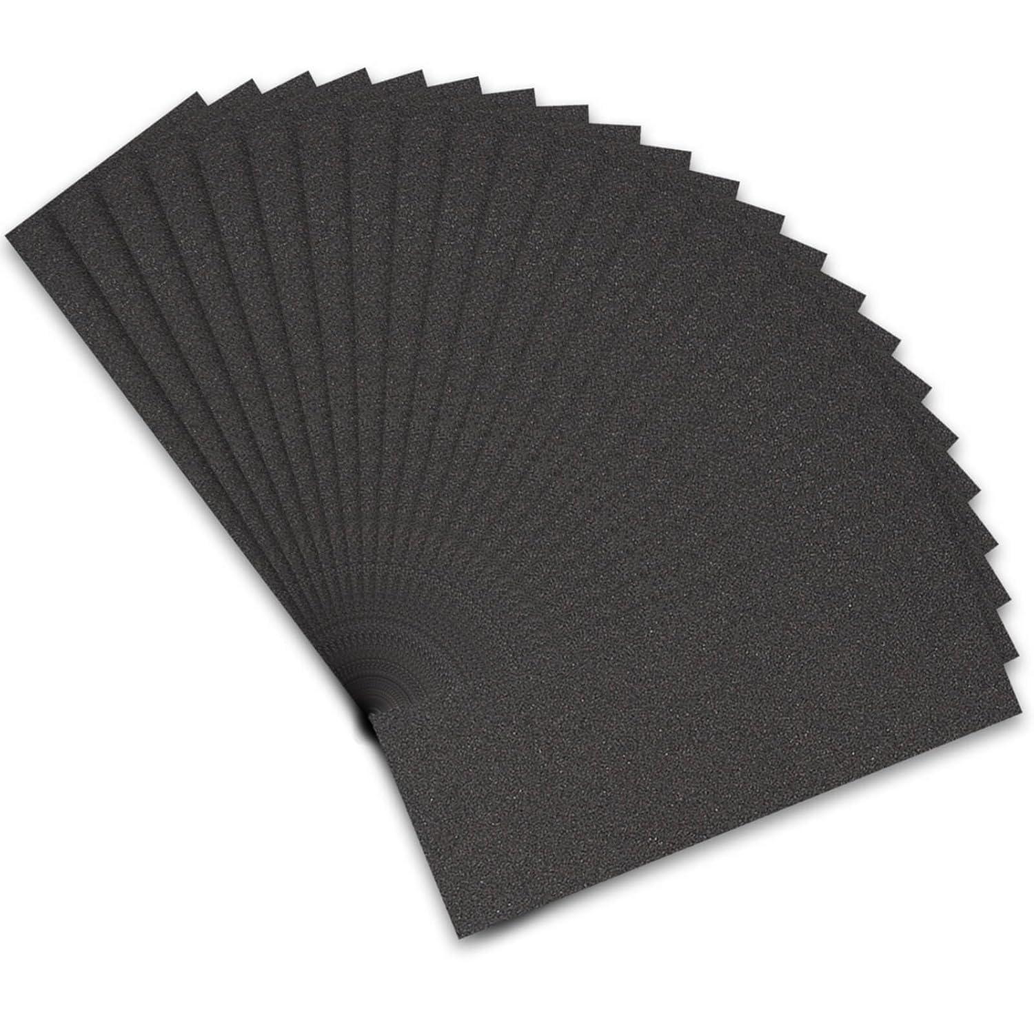 Schleifpapier 60 Körnung, 21 Blatt, Nass & Trocken, 23x9 Cm