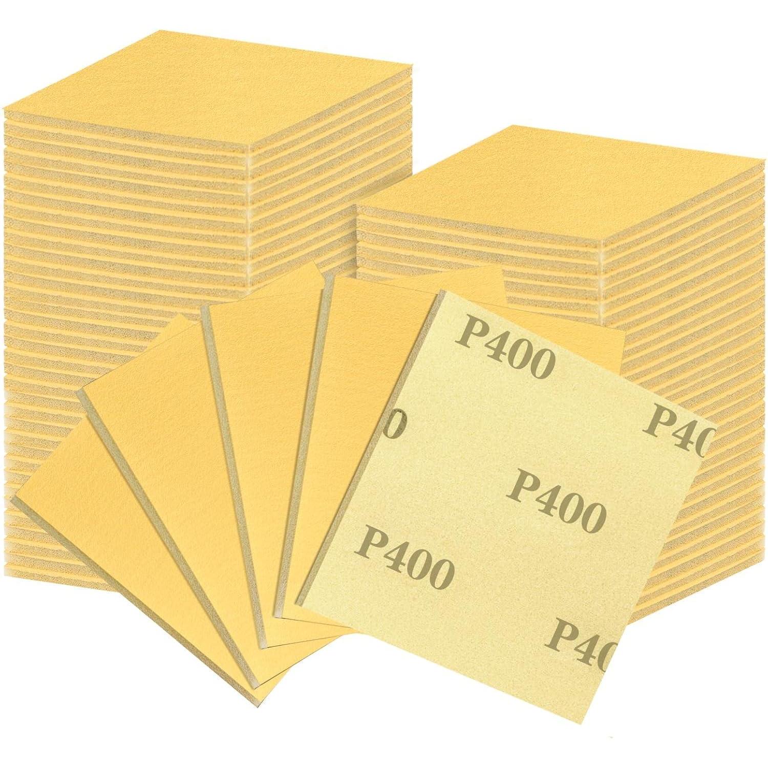 18tlg Schleifschwamm Set P400, Nass- & Trockenschleifpapier, 115x125mm