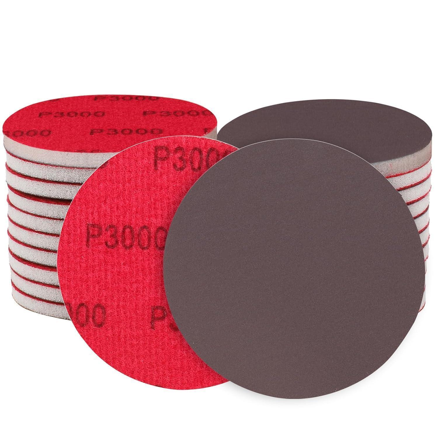 12er Set Schleifschwämme P3000 Nass-trocken, Flexibel Für Holz, Metall, Auto