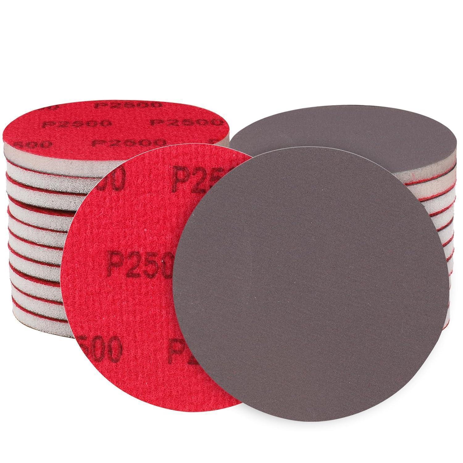 12er Set Schleifschwämme P2500 Nass-trocken, Flexibel Für Holz, Metall, Farbe